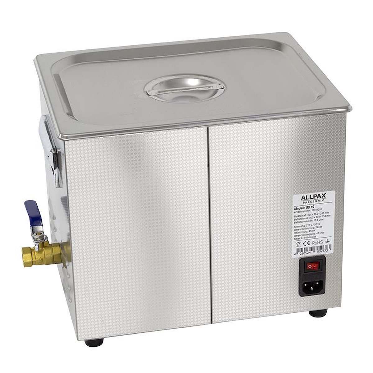 Ultraschallreiniger Rückseite