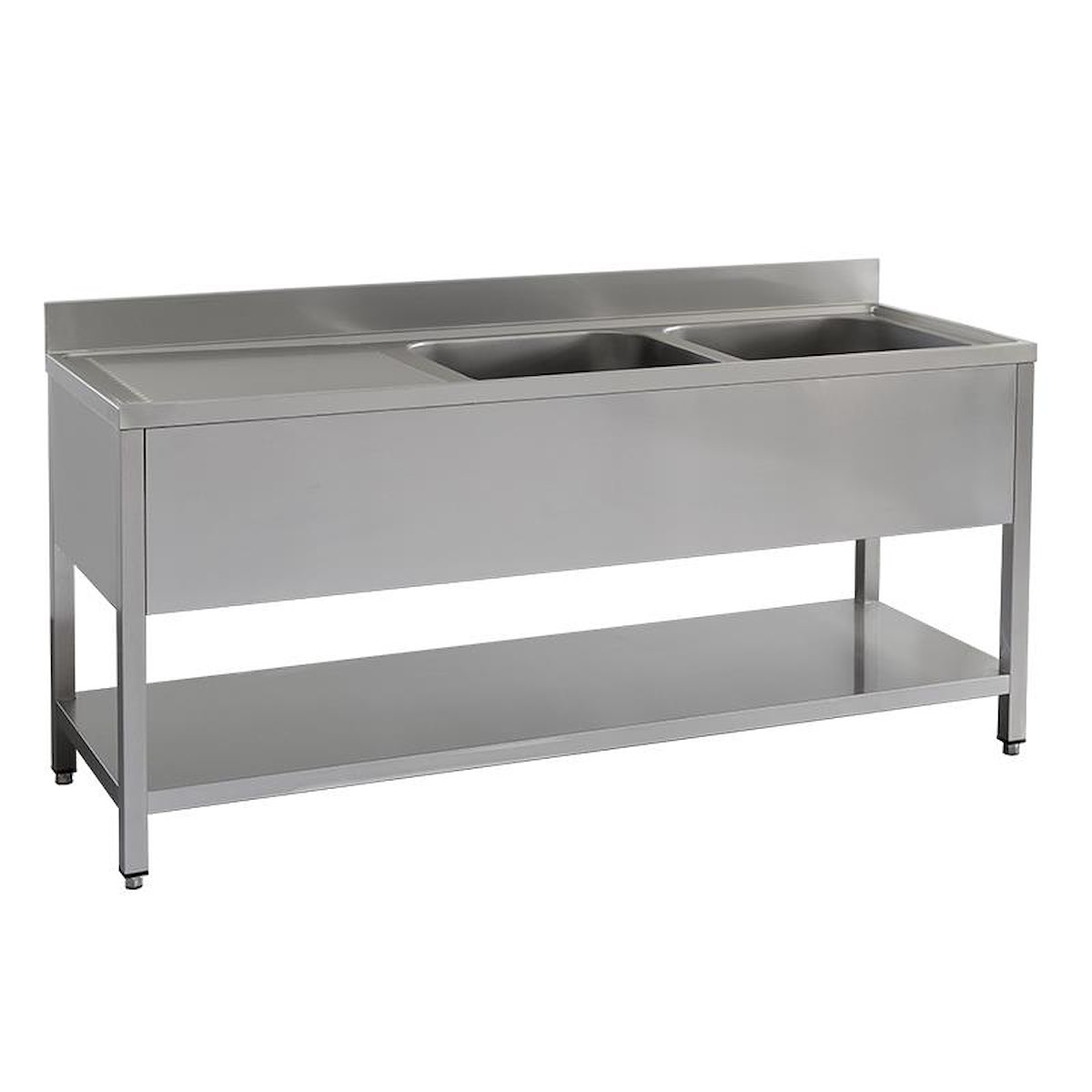 Gastro Spültisch 2 Becken