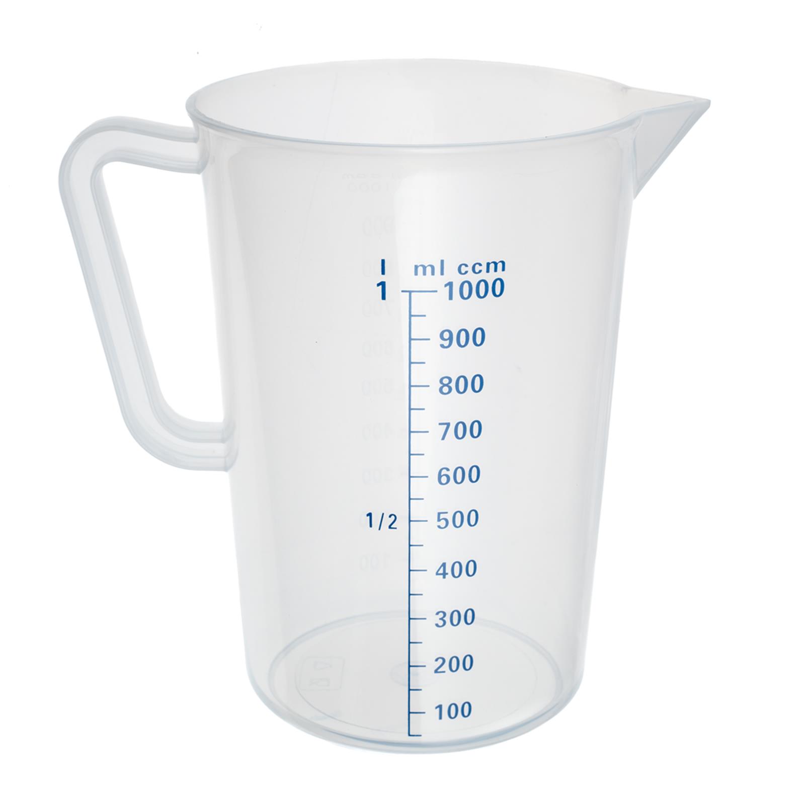 Messbecher, transparent