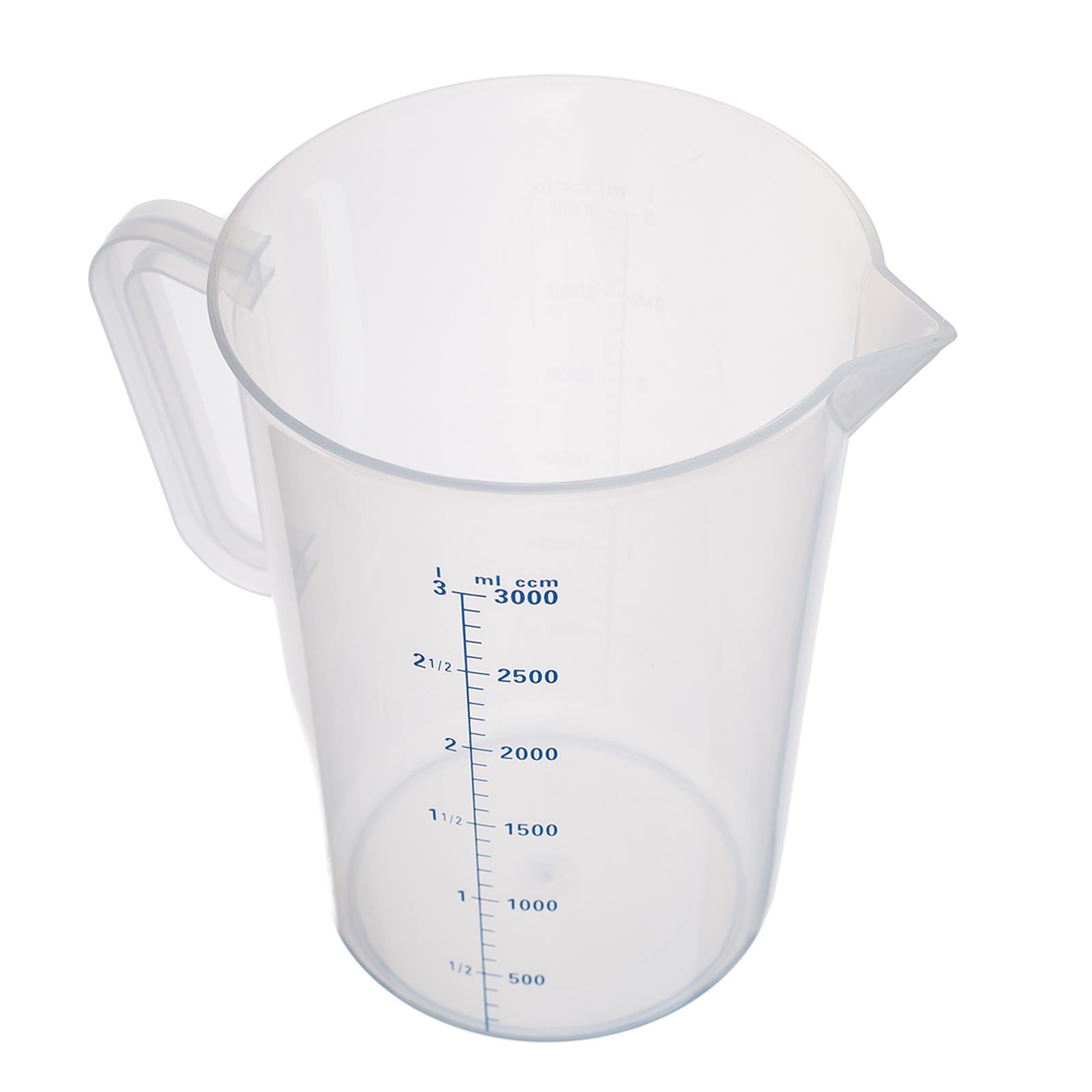 Messbecher, transparent