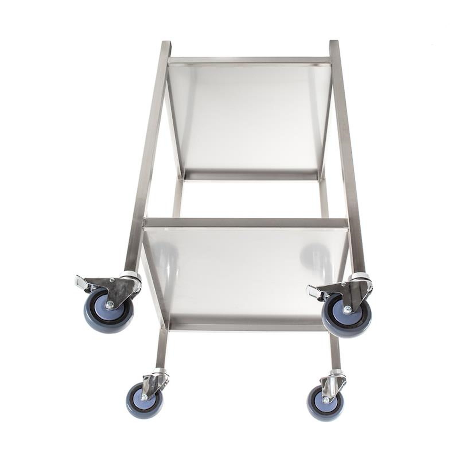 Edelstahl Rollwagen Unterseite