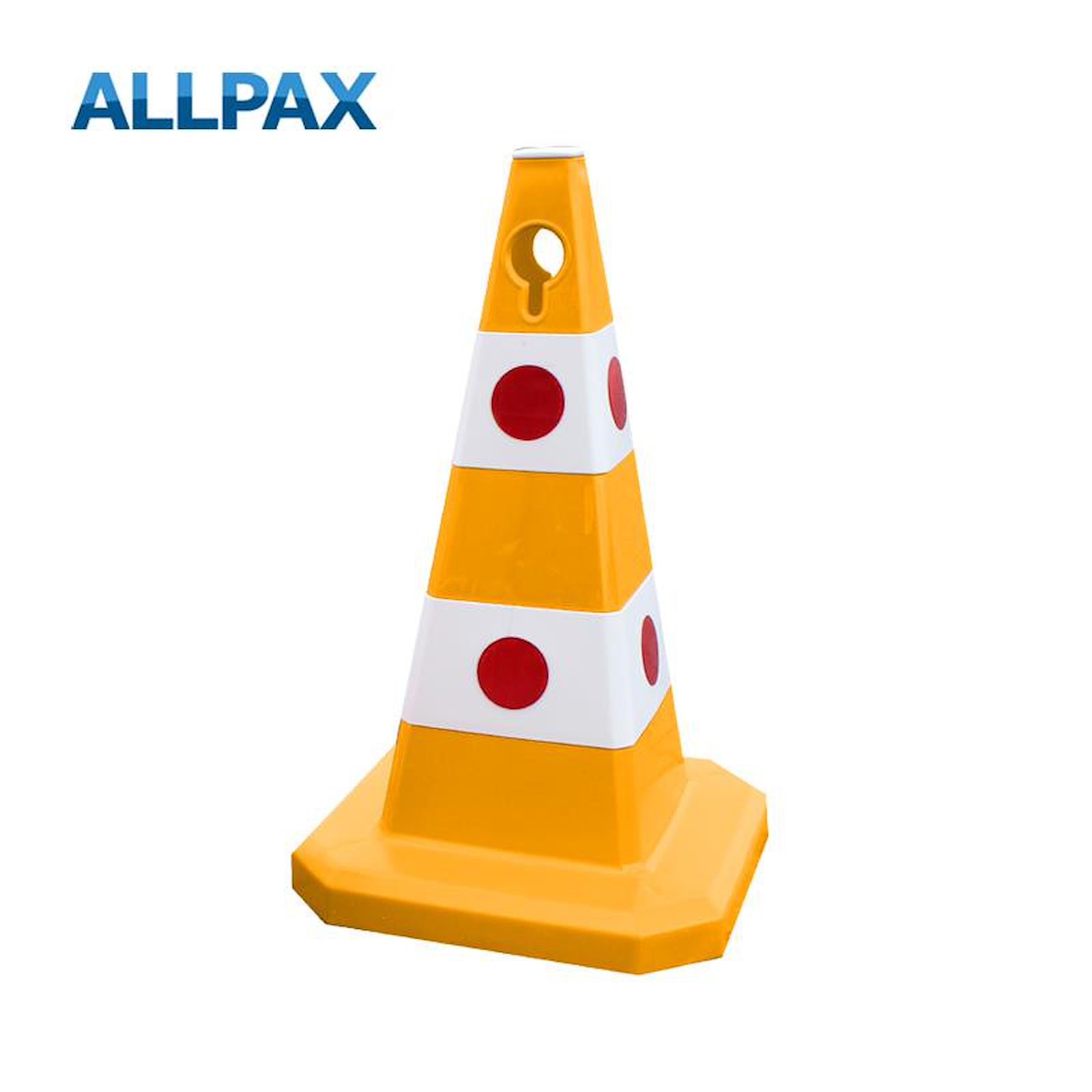 Allpax Leitkegel Plasto 600 mm mit Reflektoren
