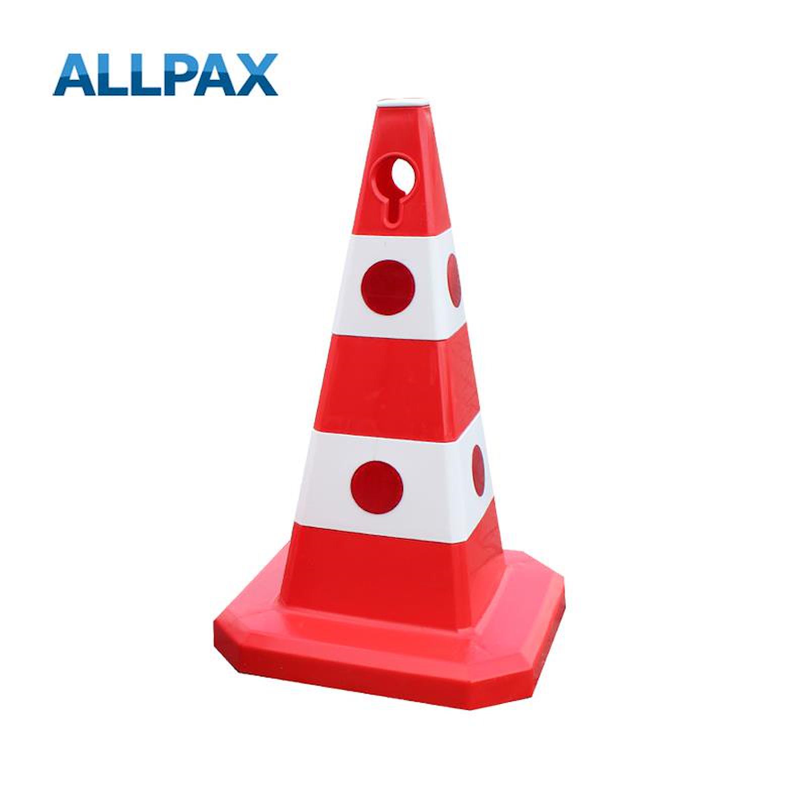 Allpax Leitkegel Plasto 613 mm mit Zusatzfuß
