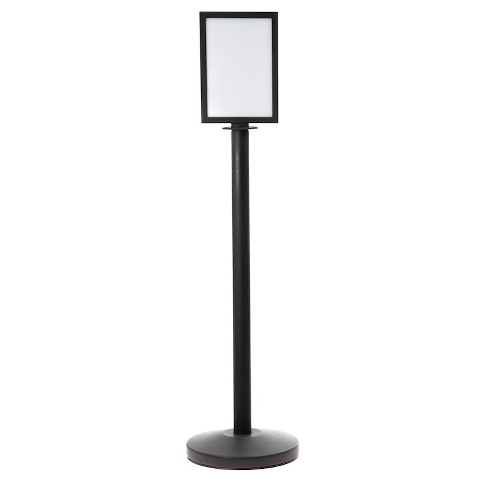STOPPO Info-Tafel, hoch, für Pfosten mit Kordeln