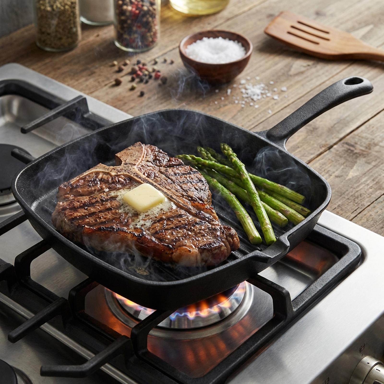 Grillpfanne Muster Nutzung