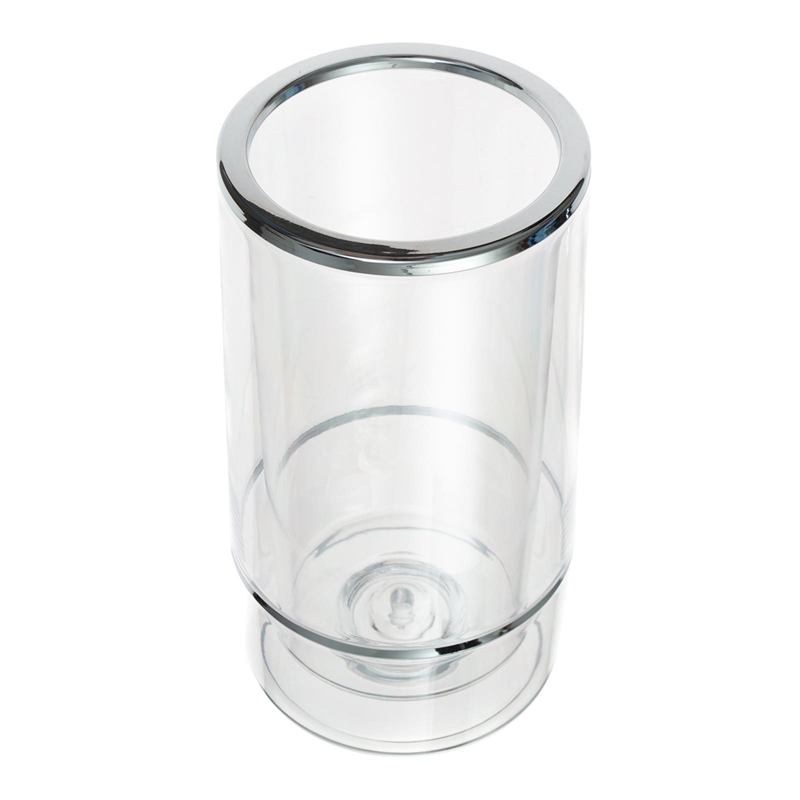 Flaschenk&uuml;hler mit Chromrand, &Oslash; 12 cm H: 23 cm