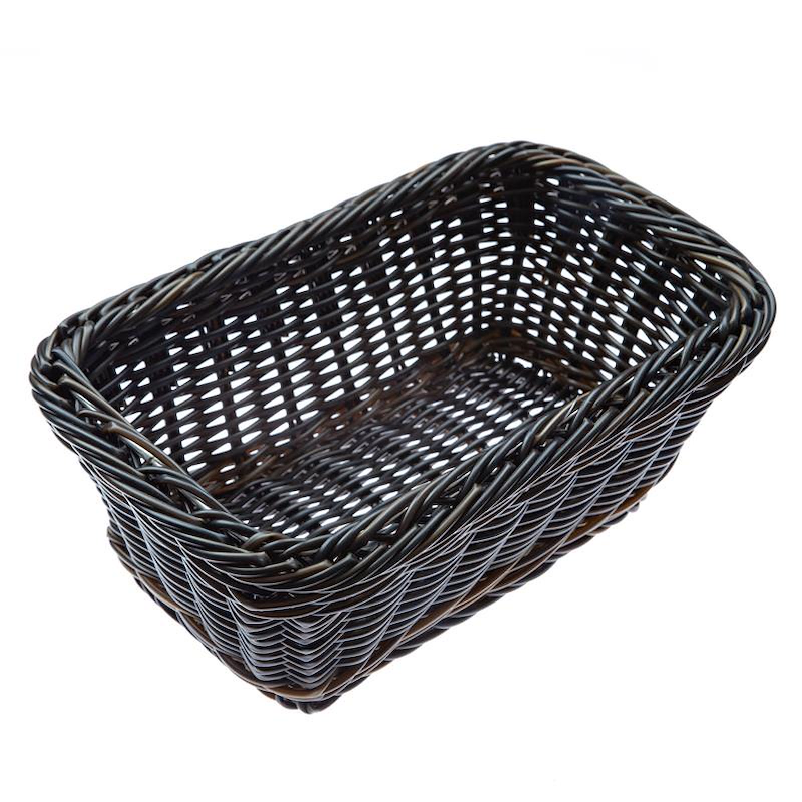 GN Korb -PROFI LINE-, schwarz/braun 10 cm hoch, 6 Größen