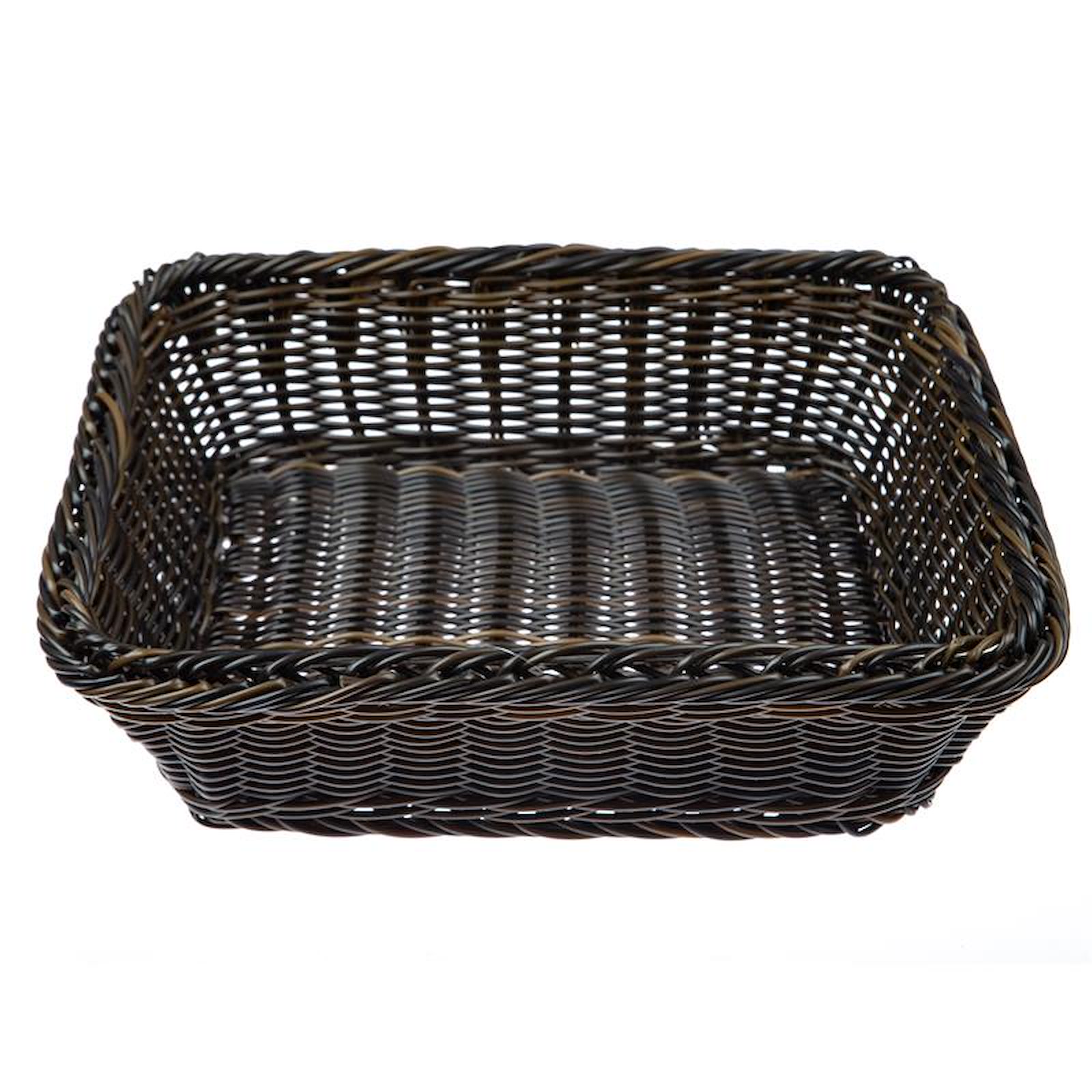 GN Korb -PROFI LINE-, schwarz/braun 10 cm hoch, 6 Größen