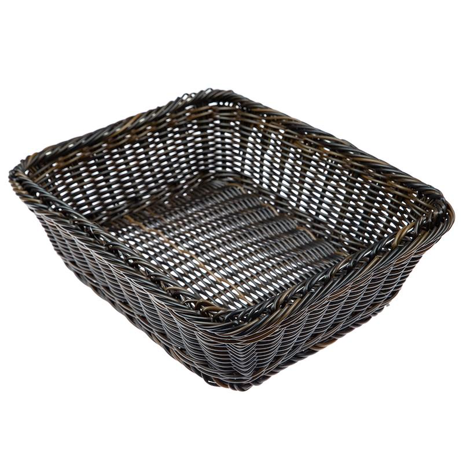 GN Korb -PROFI LINE-, schwarz/braun 10 cm hoch, 6 Größen
