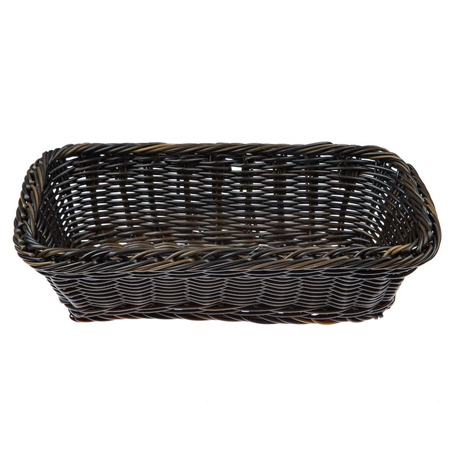GN Korb -PROFI LINE-, schwarz/braun 10 cm hoch, 6 Größen