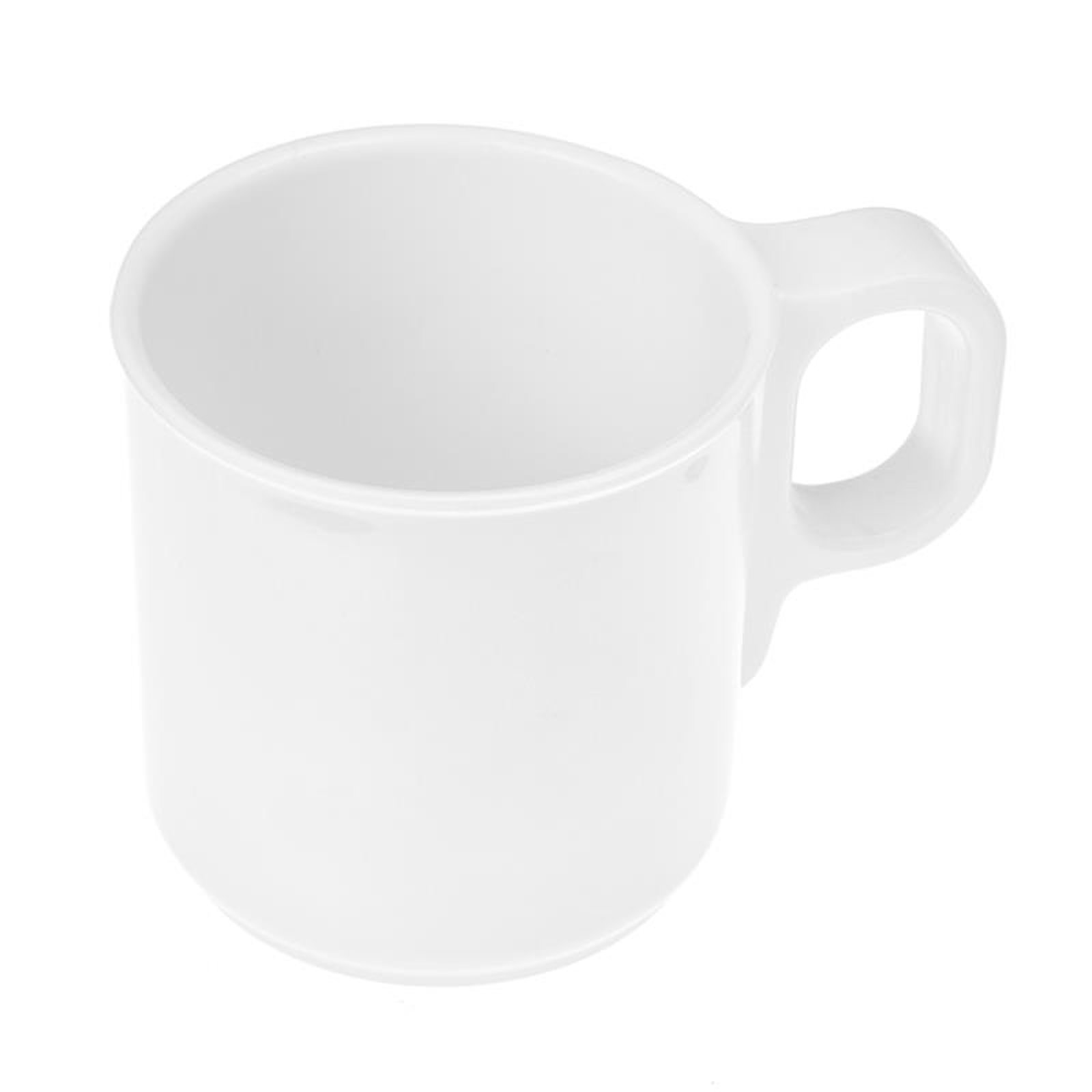 Kaffeebecher Melamin, 5 Farben, 12er Set
