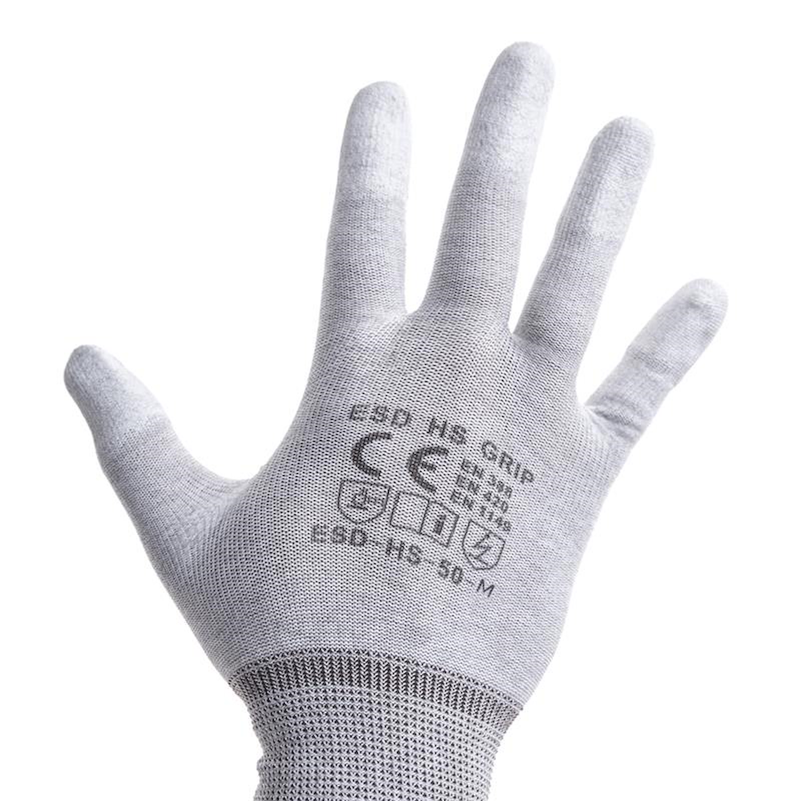 ESD Handschuhe Mischgewebe rechts