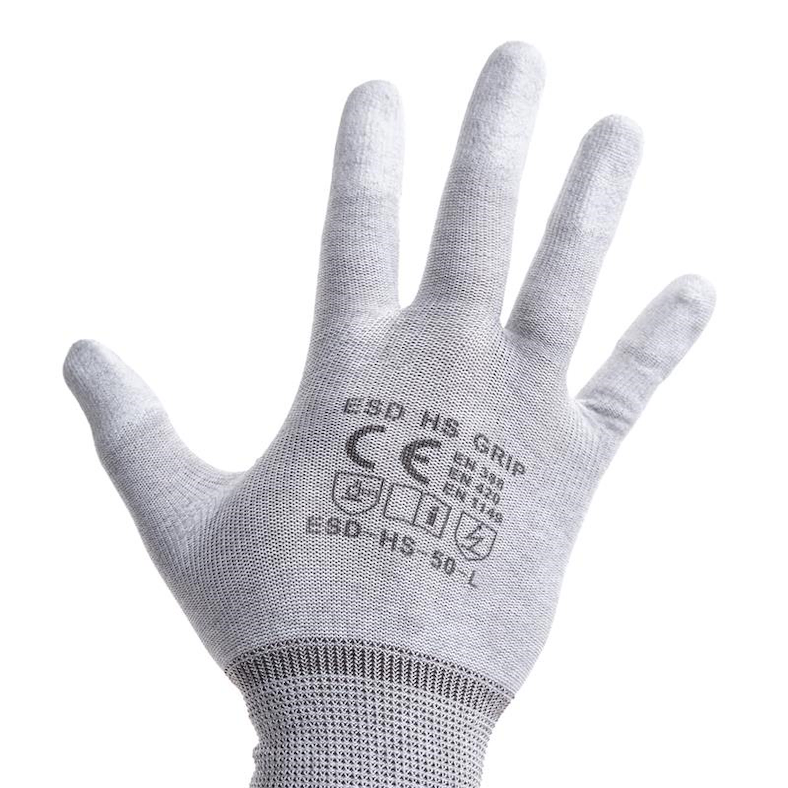 ESD Handschuhe Mischgewebe rechts