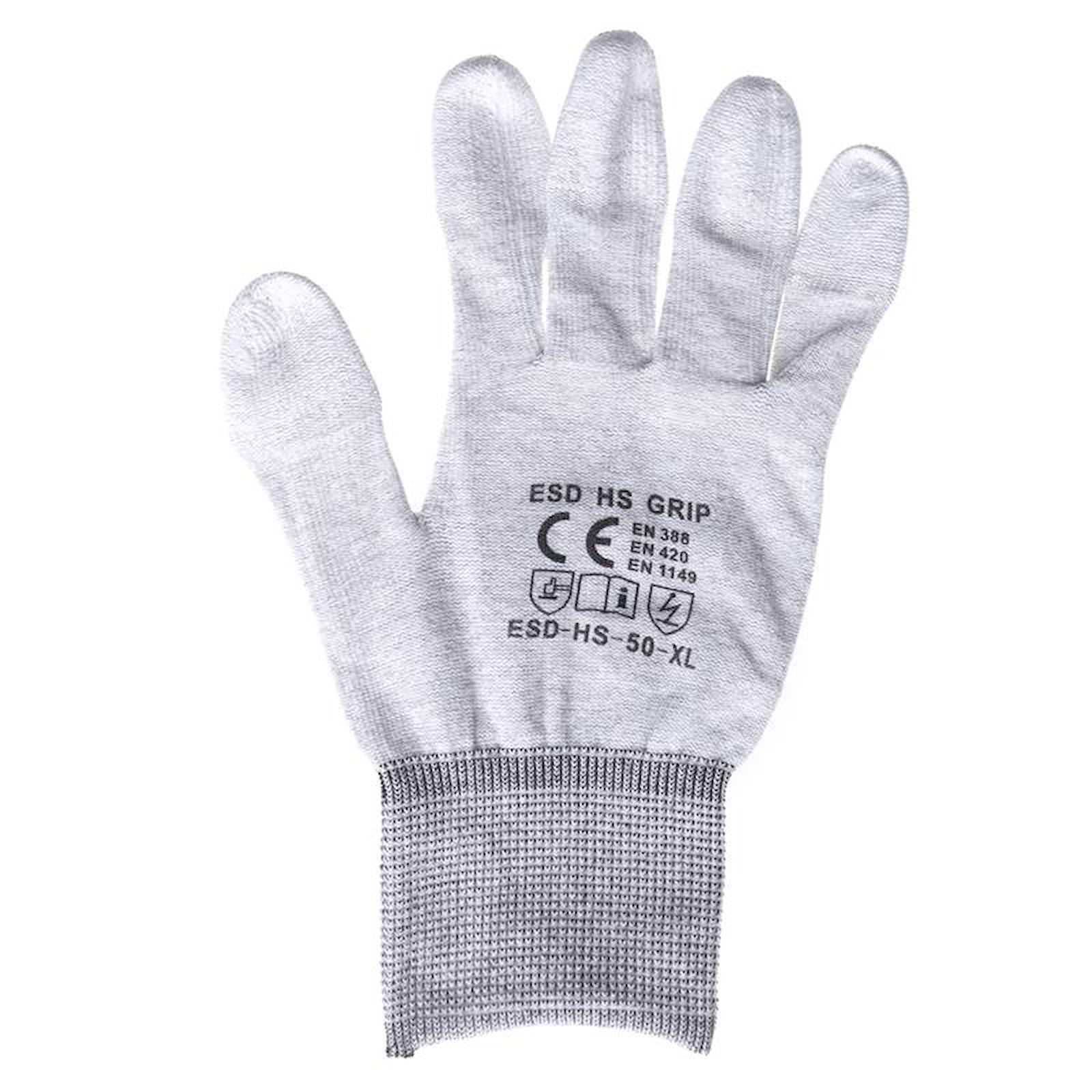 ESD Handschuhe Mischgewebe rechts