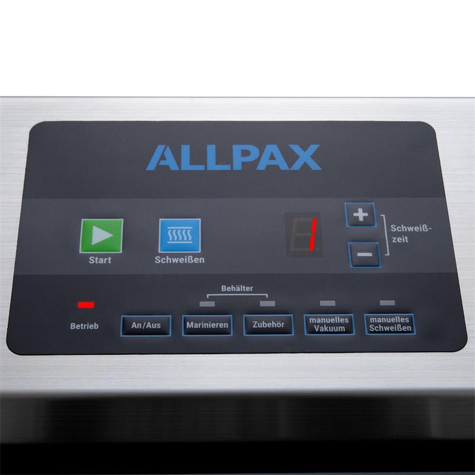Vakuummaschine P 355 Display