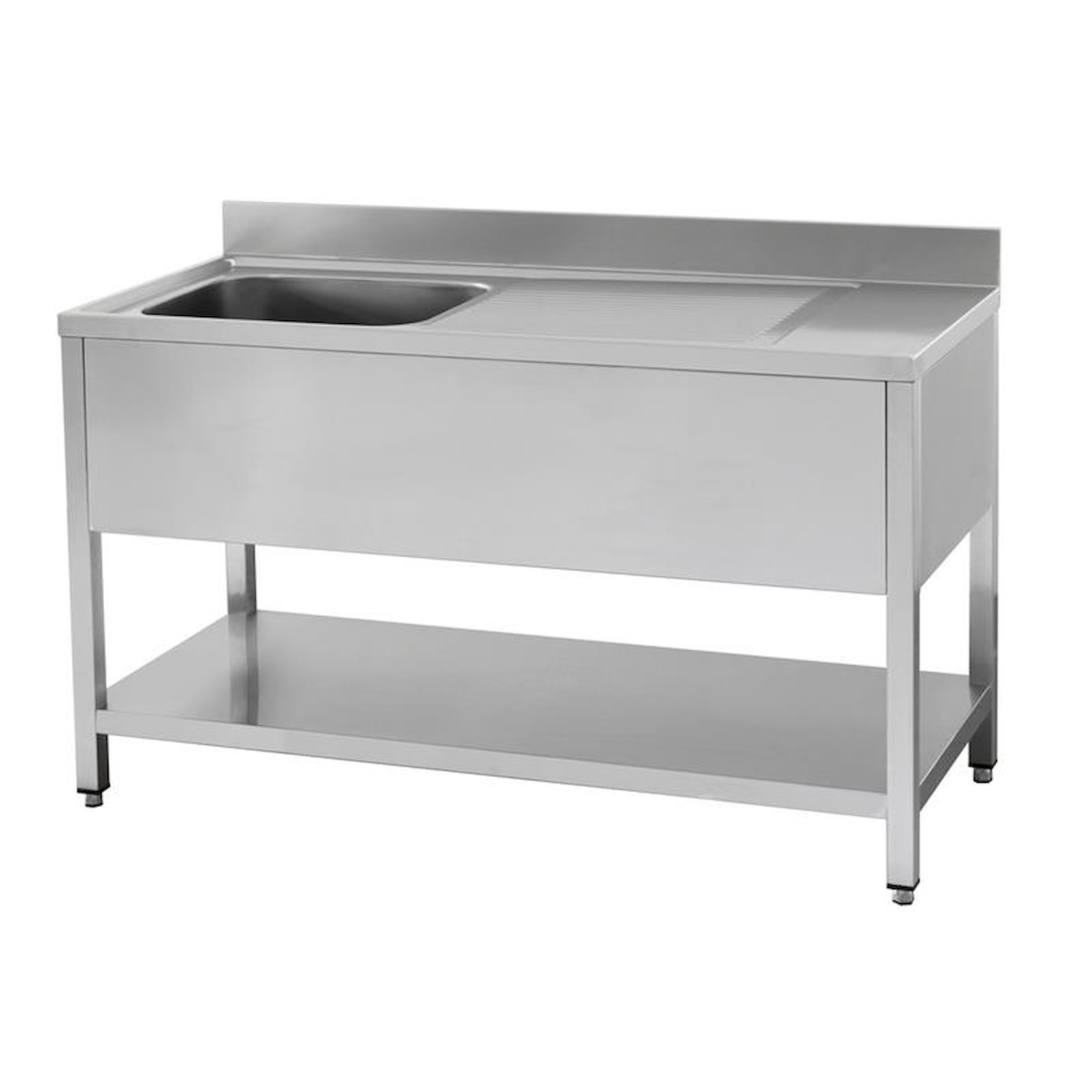 Spültisch, Becken links