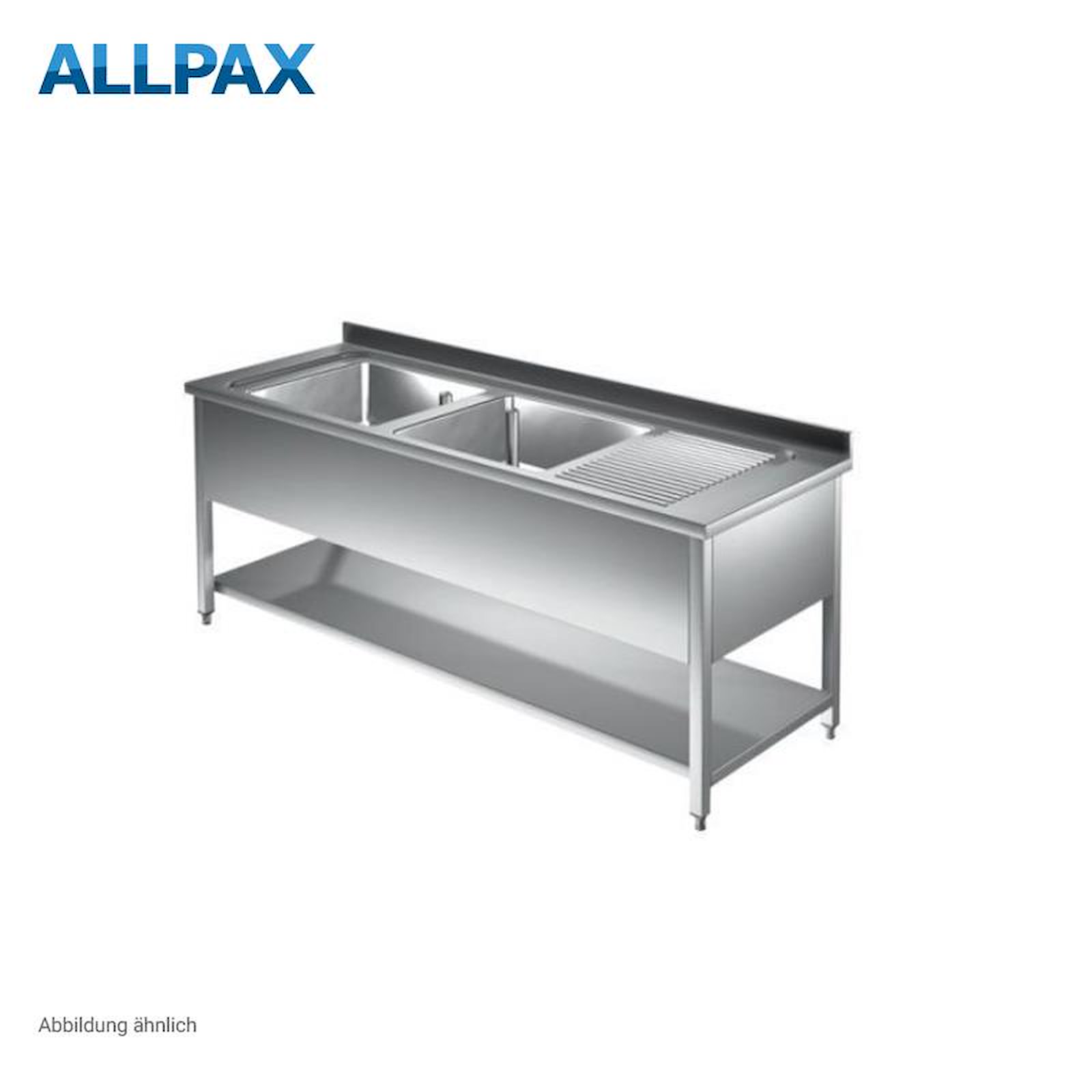 Gastro Spültisch 2 Becken