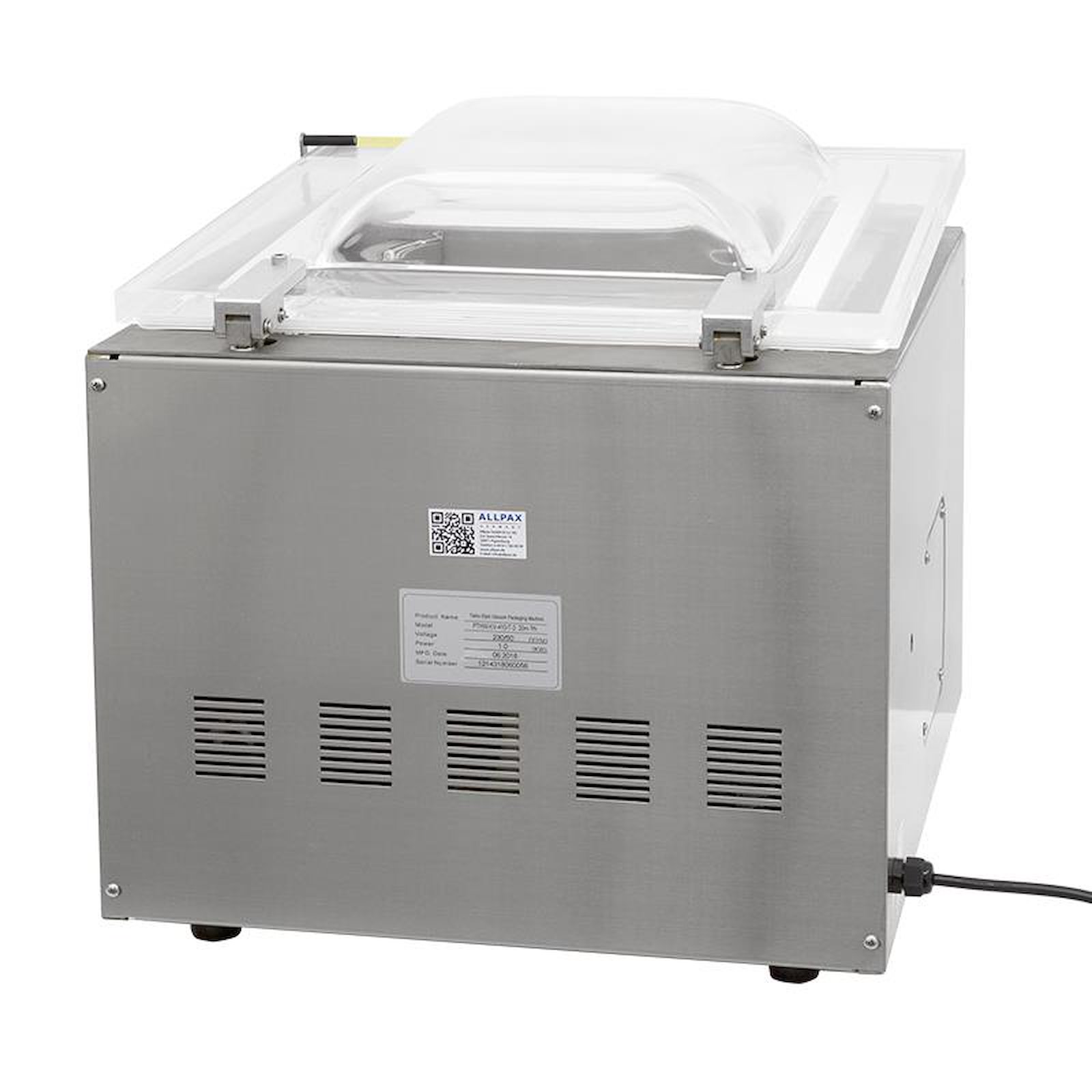Vakuumiergerät KV 415 Rückseite