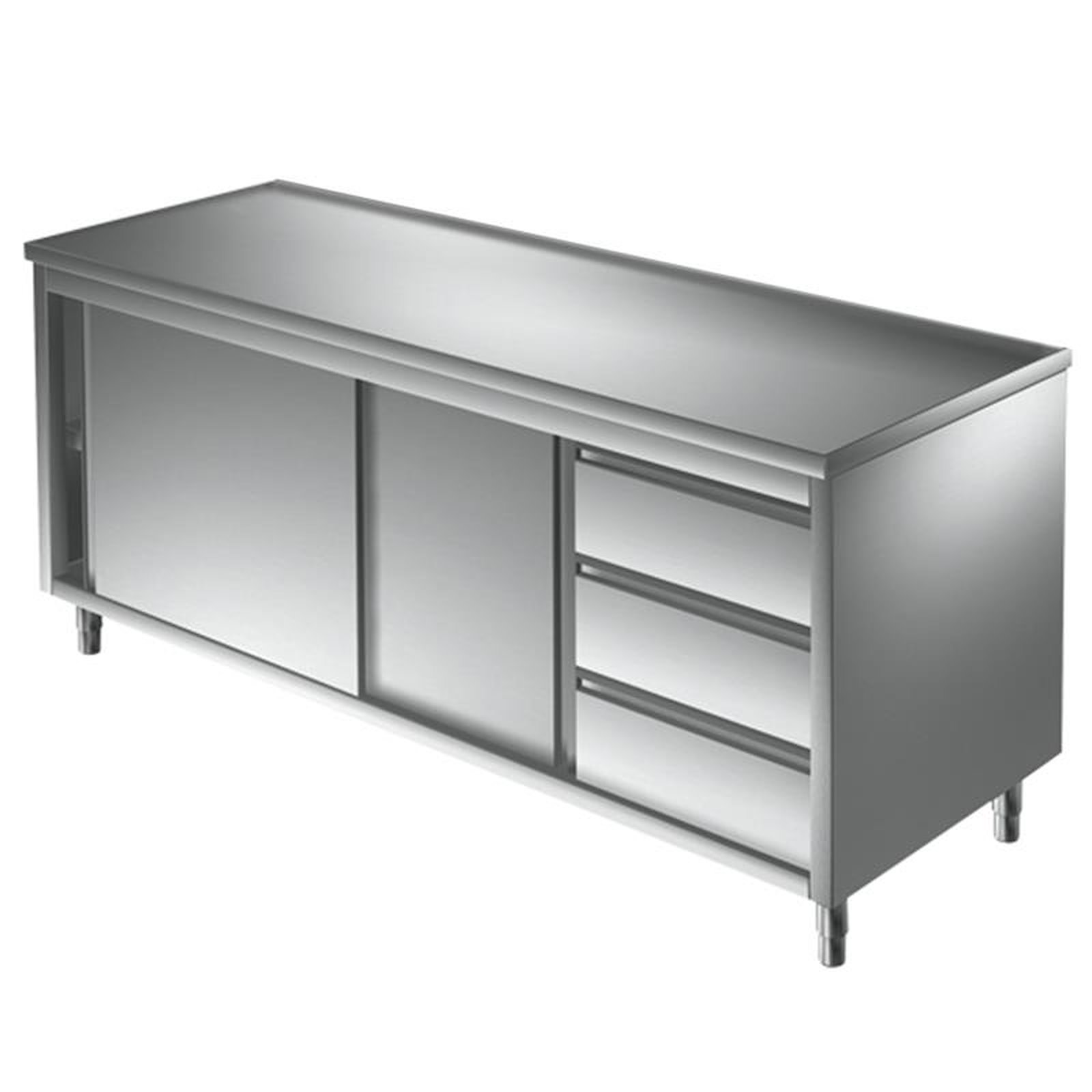 Edelstahlschrank