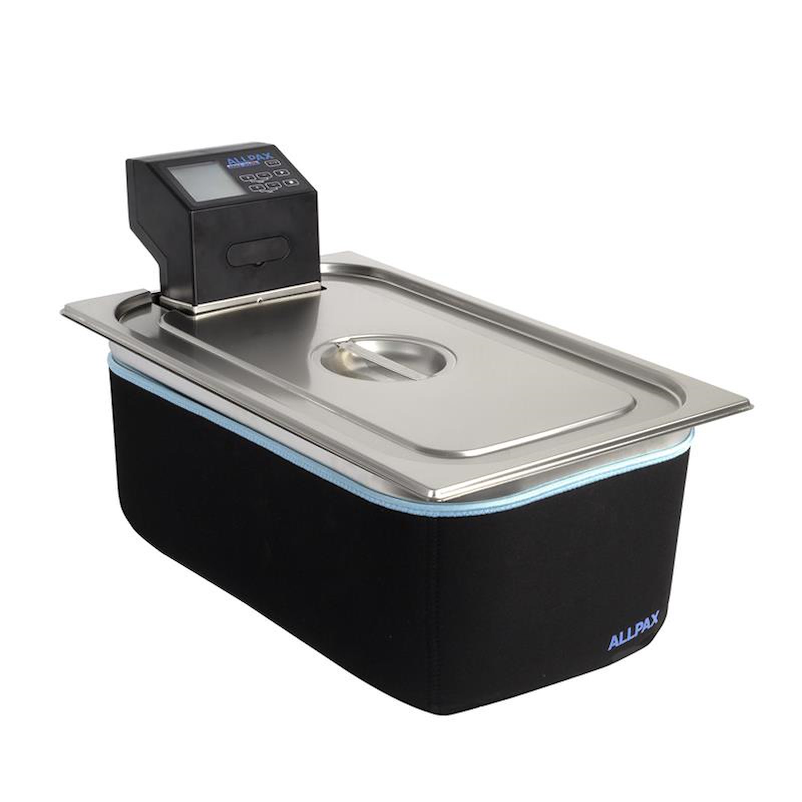 GN Deckel auf Behälter mit Sous Vide Garer