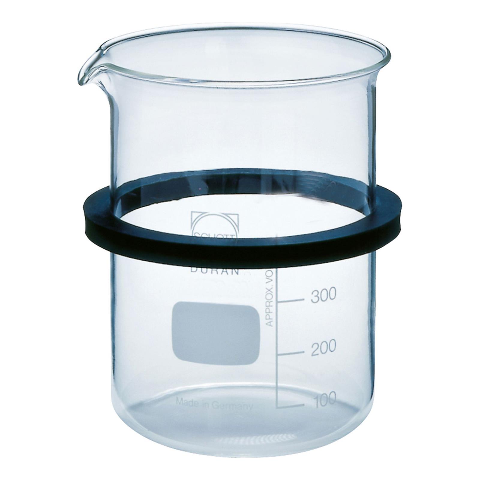 Glas-Einsatzbecher mit Gummiring