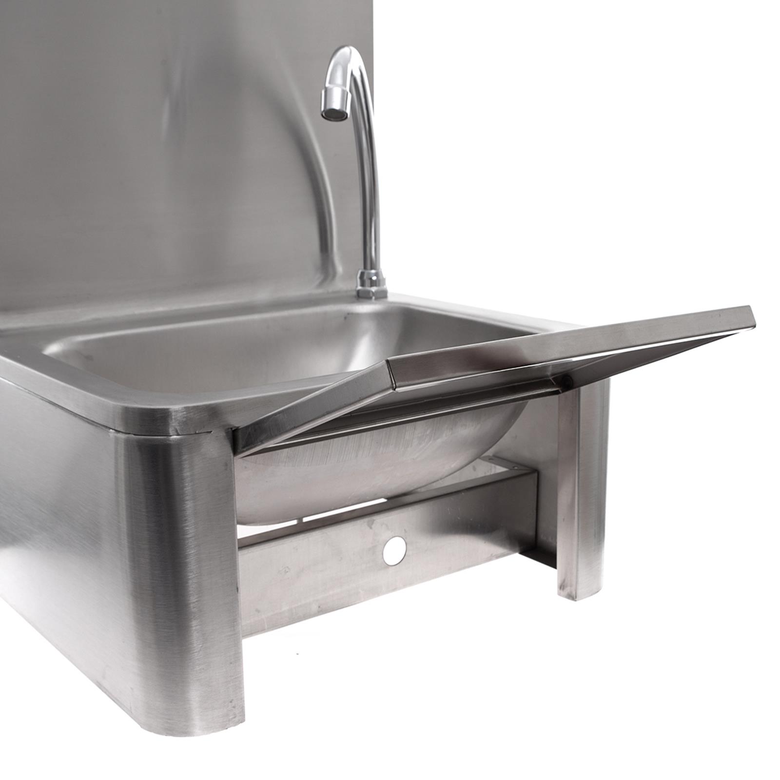 Waschbecken Knieschalter angehoben