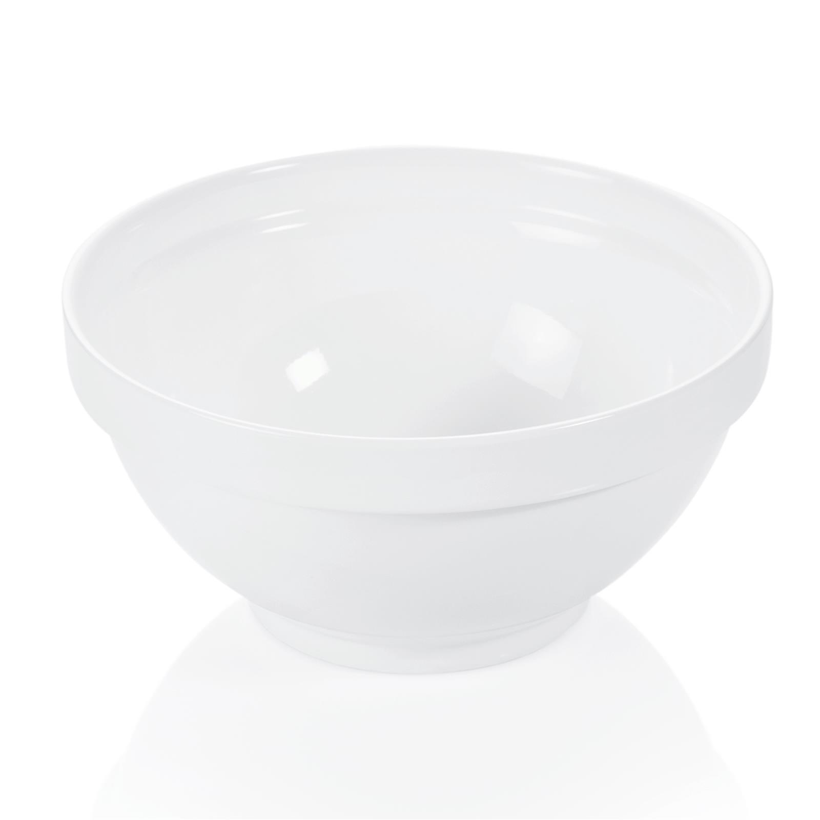 Schale aus Porzellan, Ø 25 cm, 3 l, 4er Set