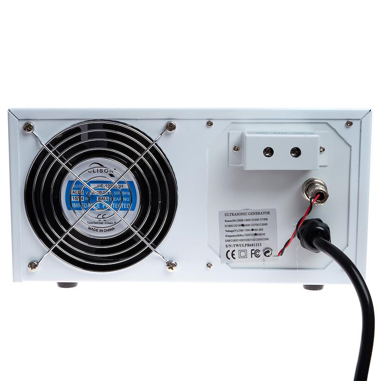 Ultraschallreiniger Generator Rückseite
