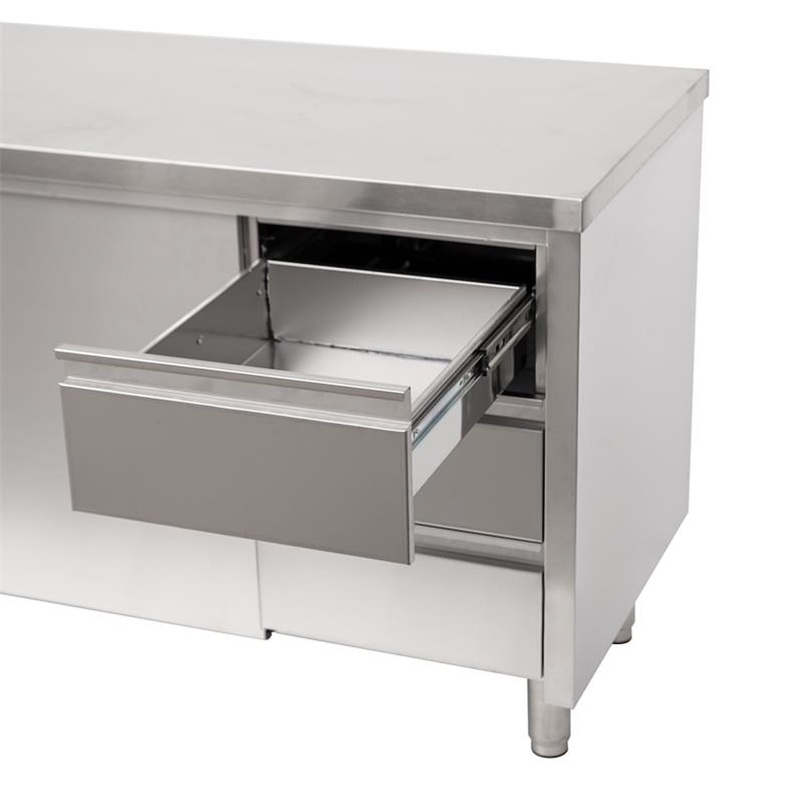 Schublade Edelstahlschrank