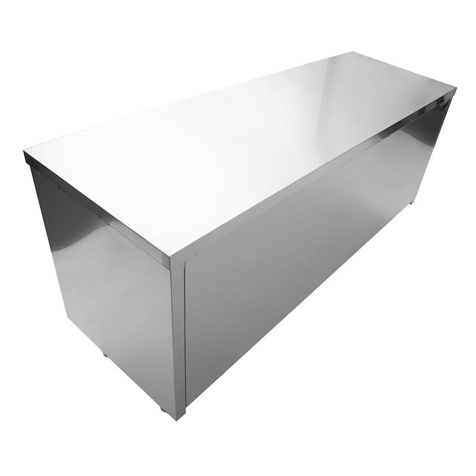 Edelstahlschrank seitlich