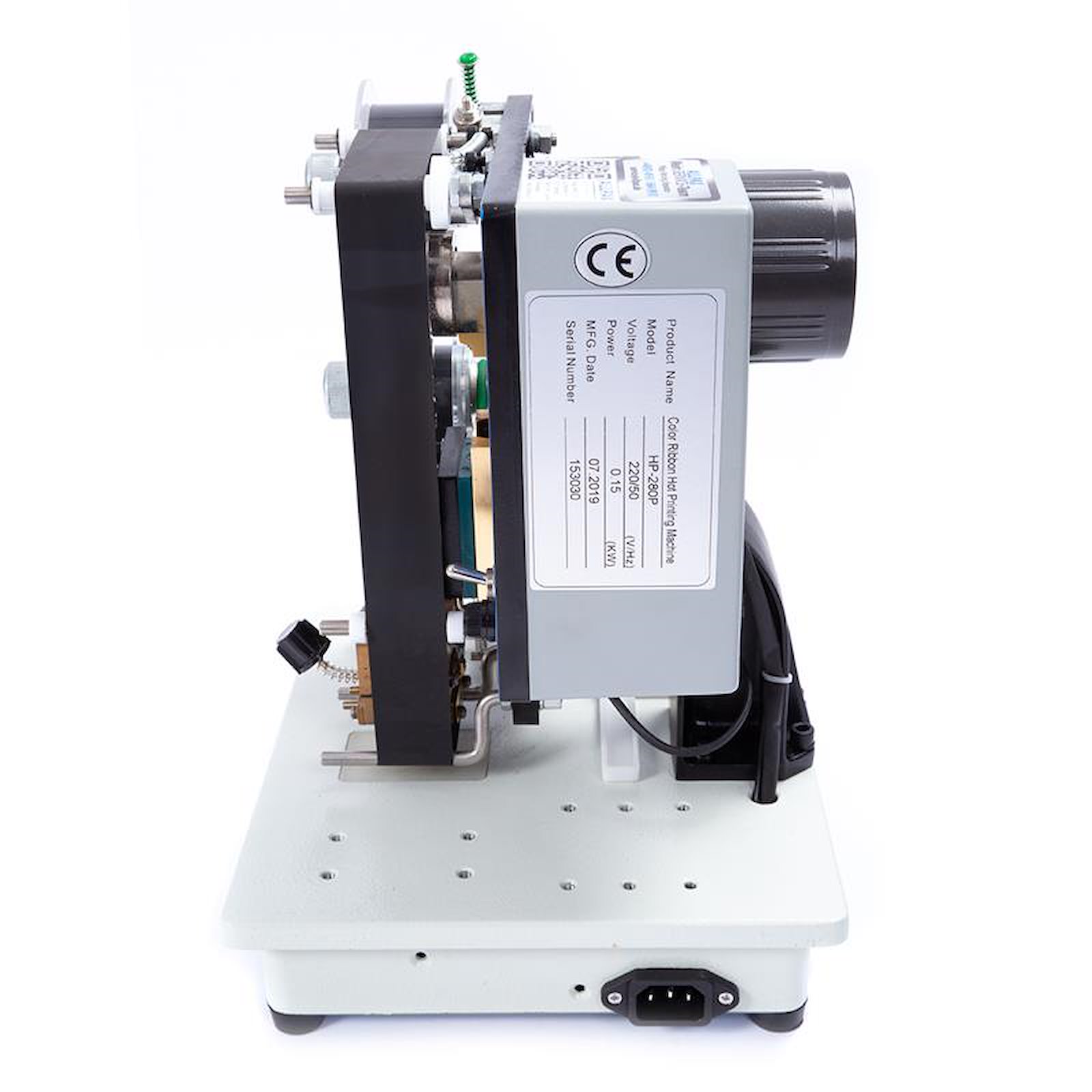 Automatische Heißprägemaschine seitlich