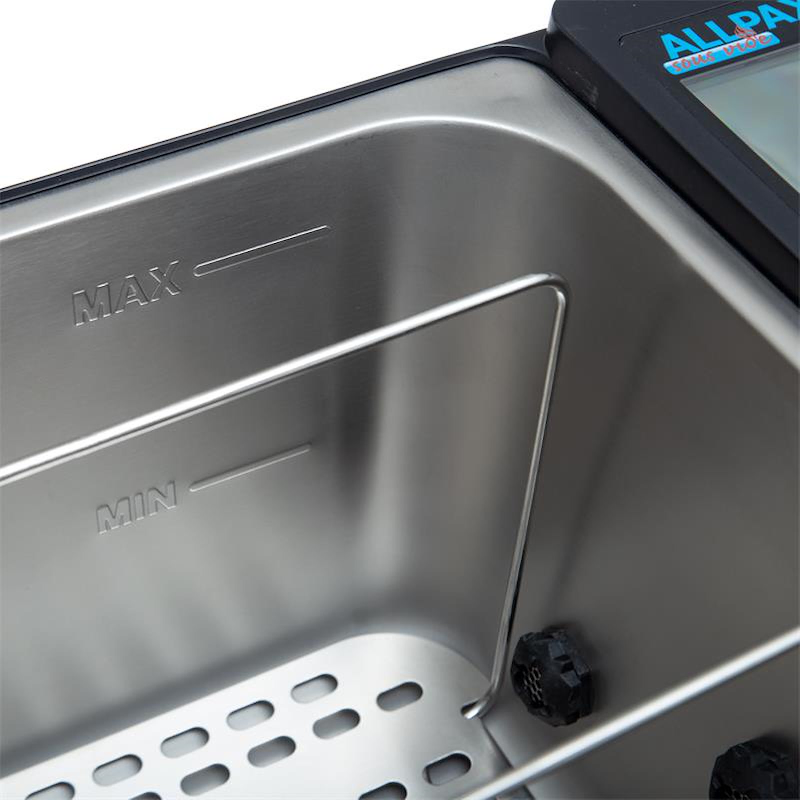 Sous vide Wasserbad Füllstreifen innen