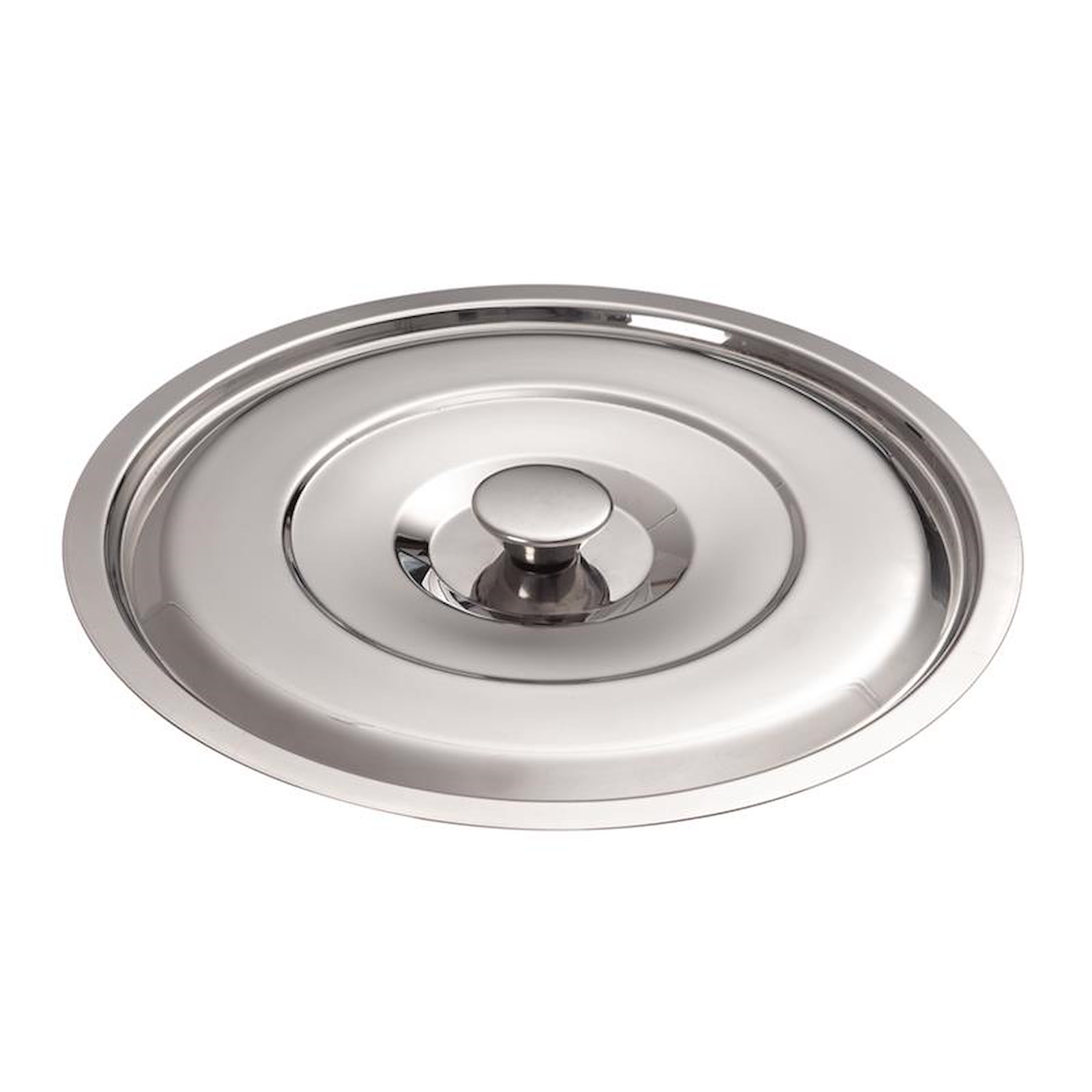 Deckel für Beilagenschale  aus Chromnickelstahl