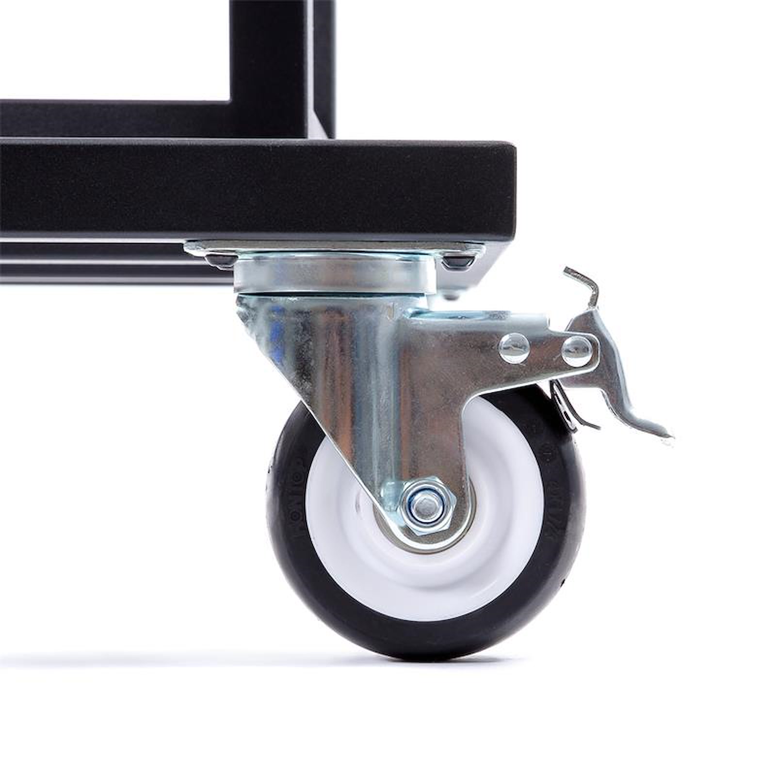 Transportwagen mit PVC Rohren für 16 Absperrständer