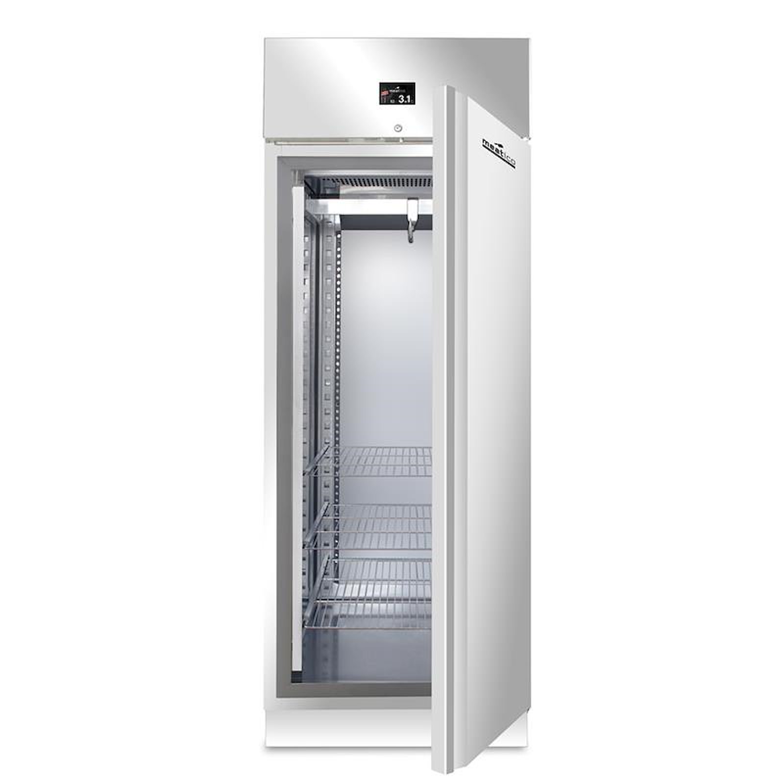 Fleischreifeschrank geöffnet