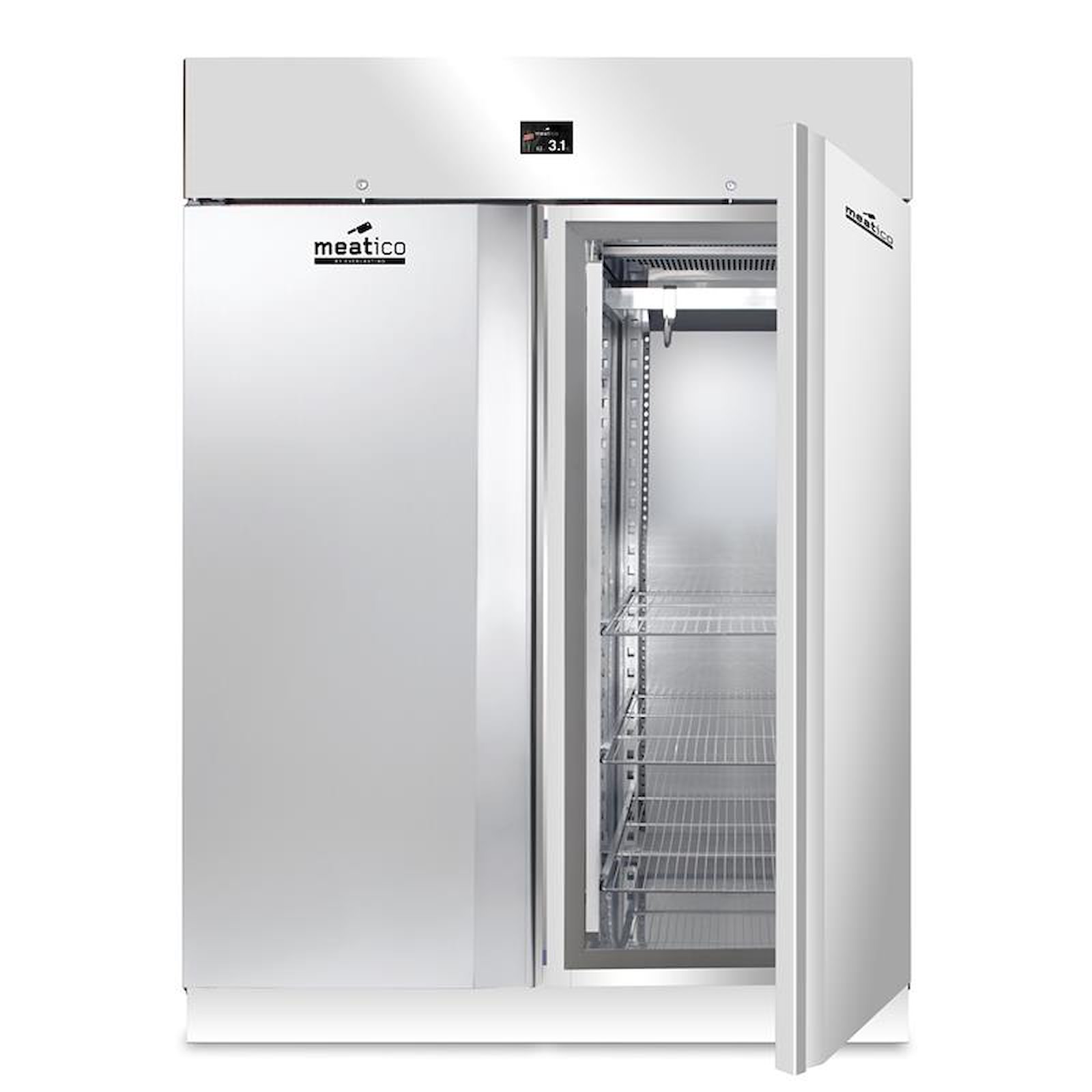 Fleischreifeschrank geöffnet