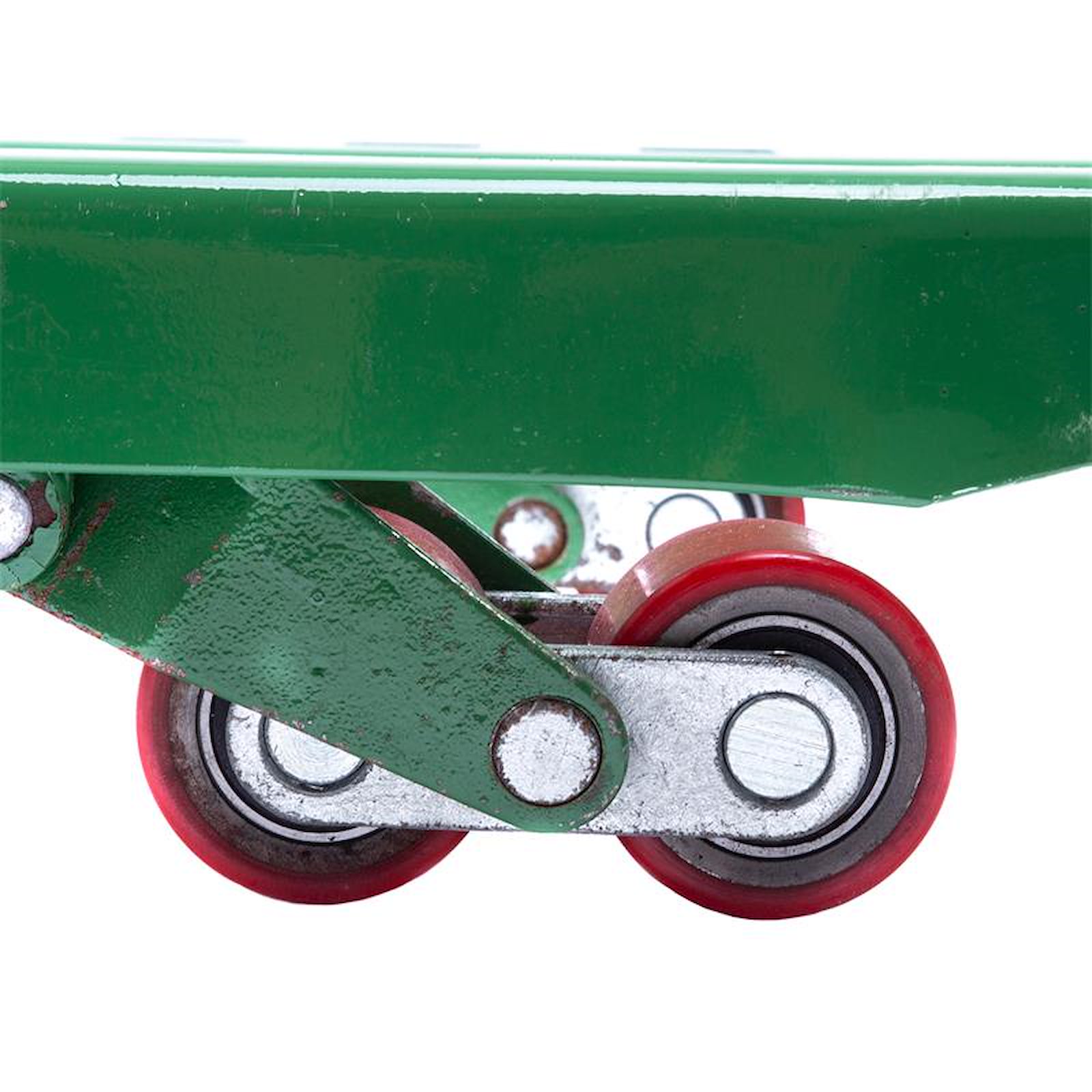 Hubwagen Rollen hinten