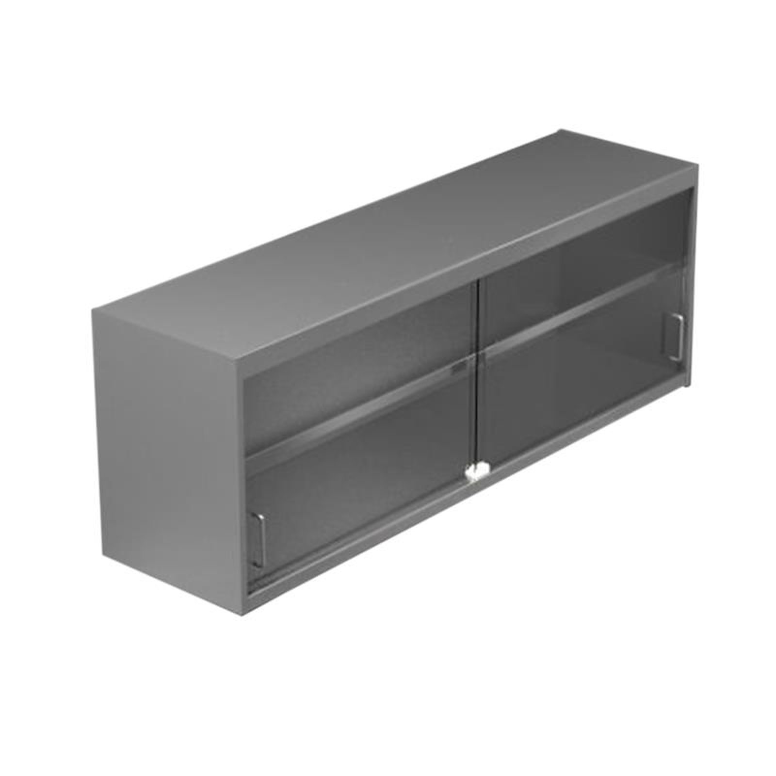 Wandschrank mit Glas-Schiebetüren, 76 cm