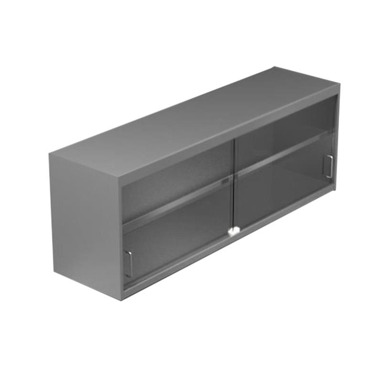 Wandschrank mit Glas-Schiebetüren, 46 cm