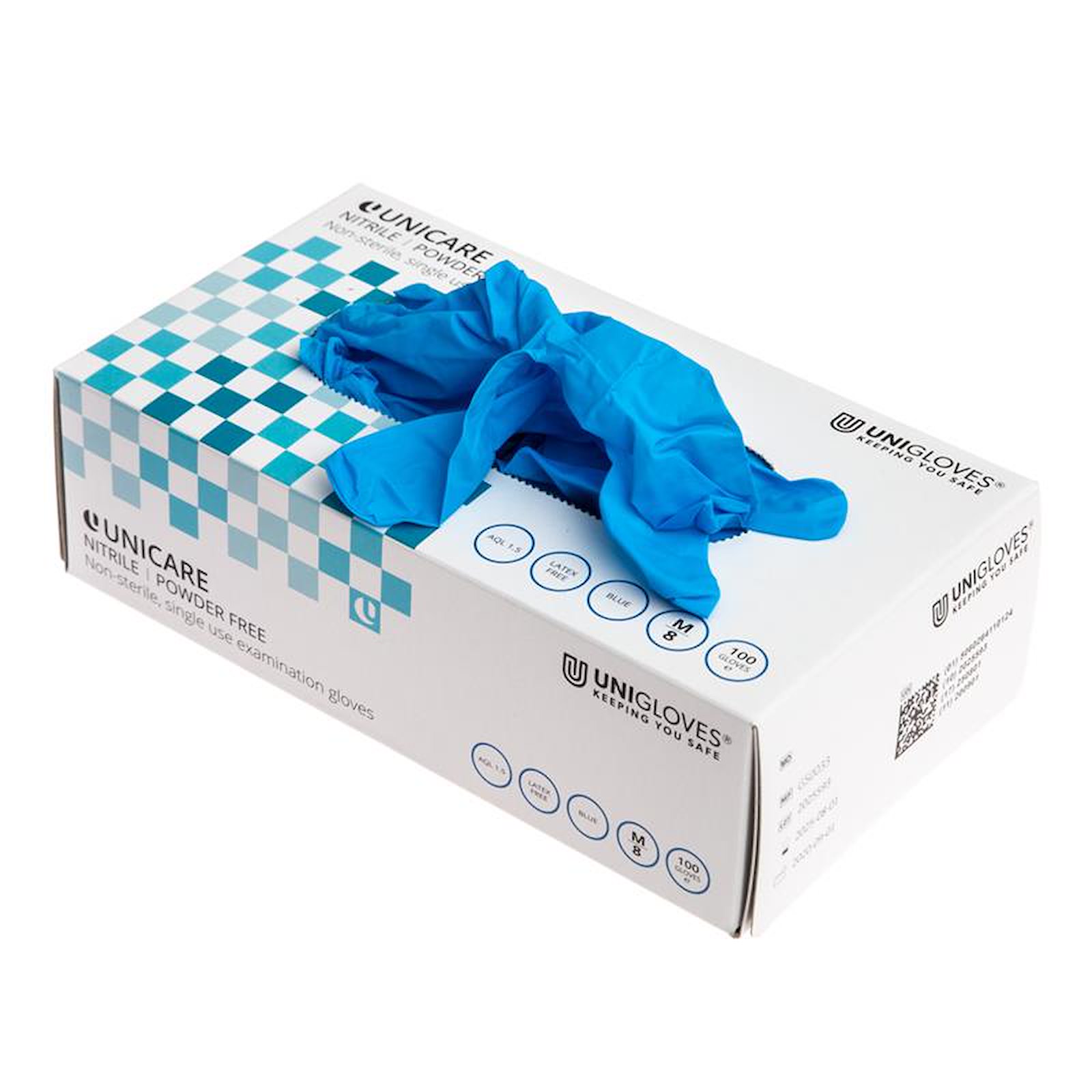 Handschuh der Verpackung entnommen