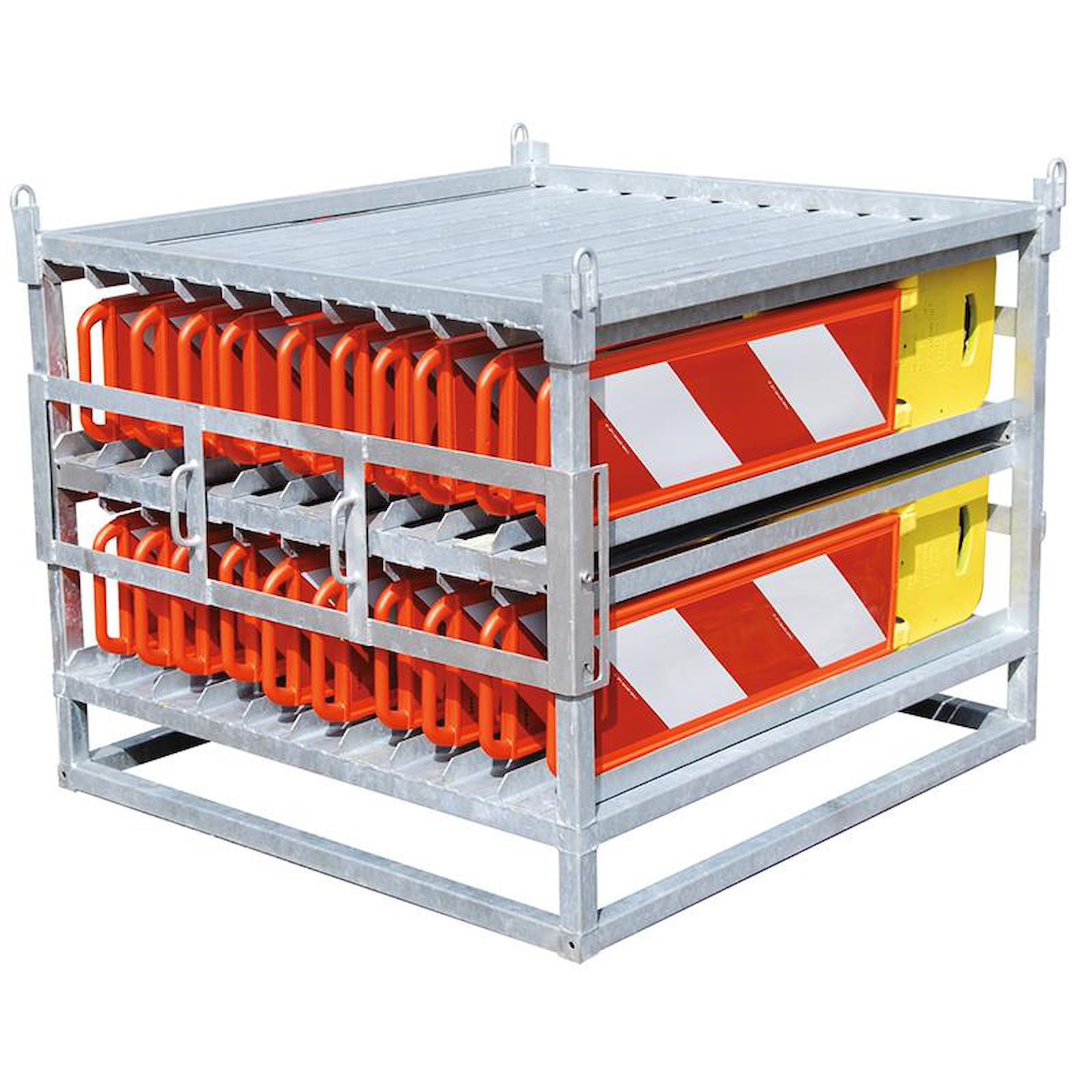 Transportpalette für 20 Klappbaken