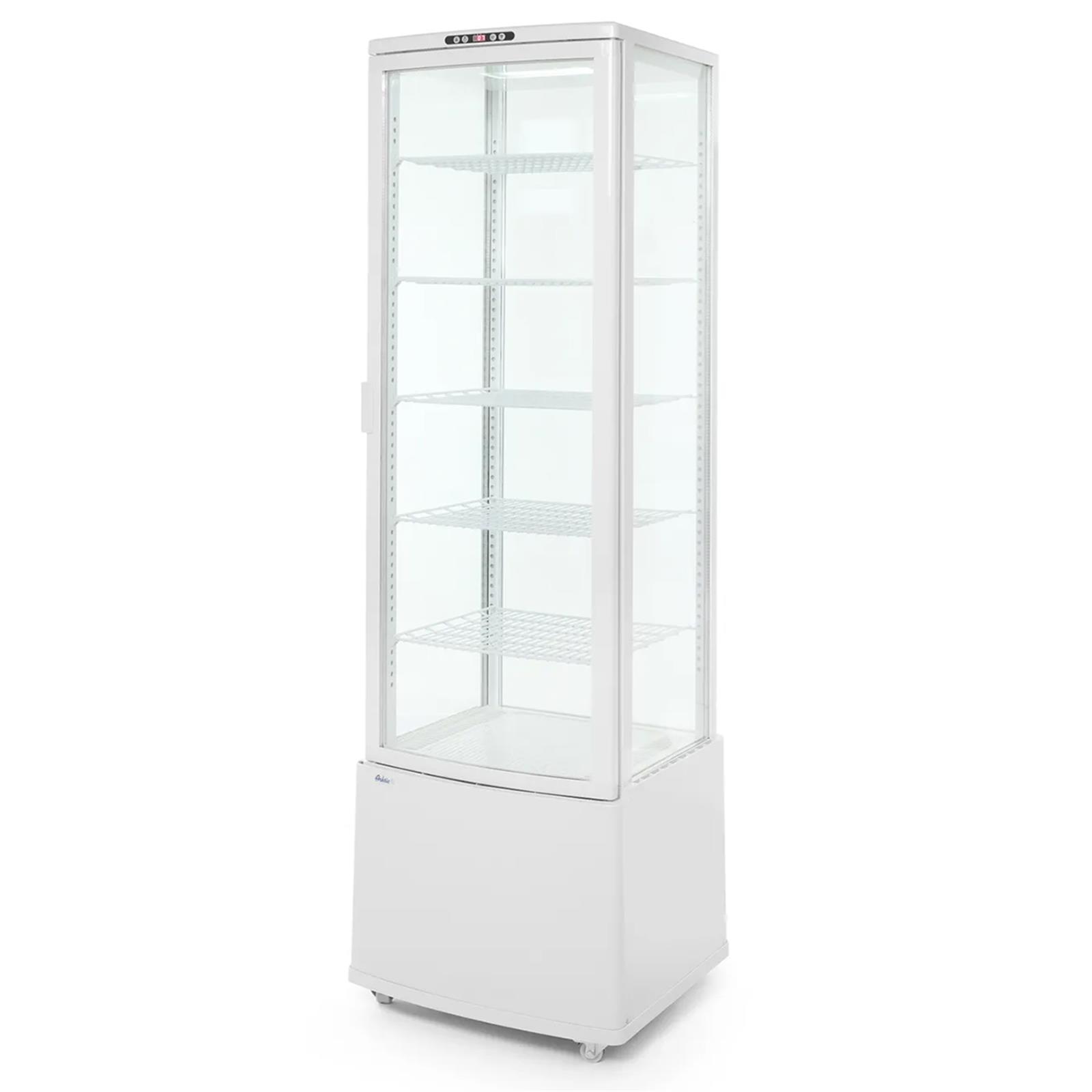 Hendi XL Kuchenvitrine 270 Liter weiß