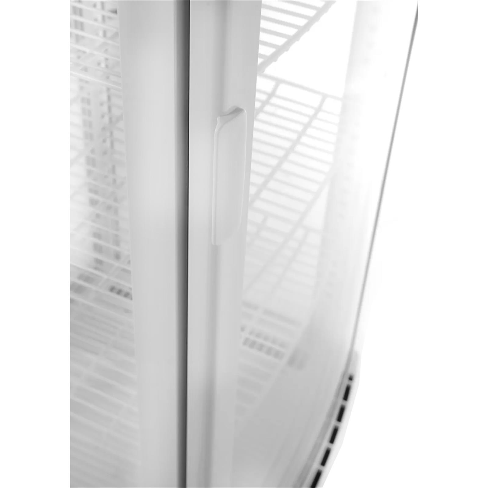 Hendi XL Kuchenvitrine 270 Liter weiß