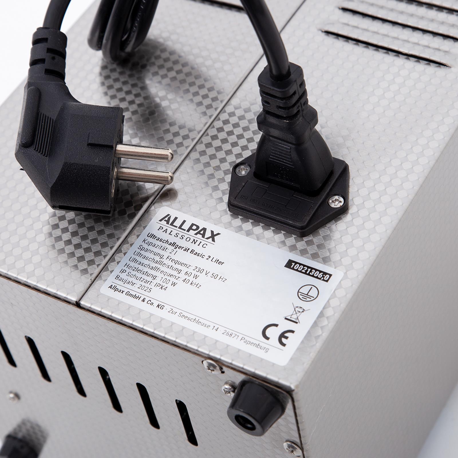 Ultraschallreiniger Stecker und Anschluss