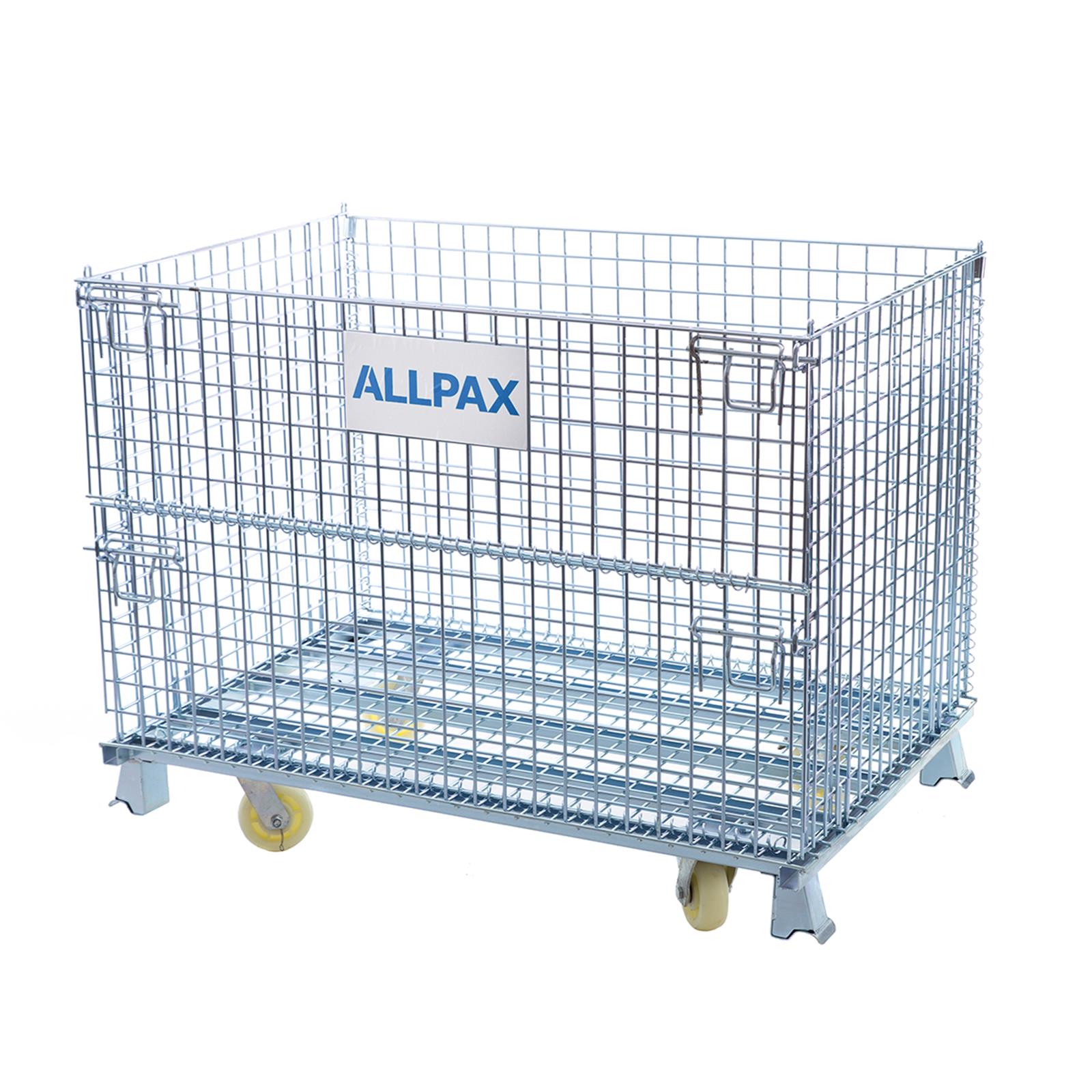 Gitterbox mit Rollen