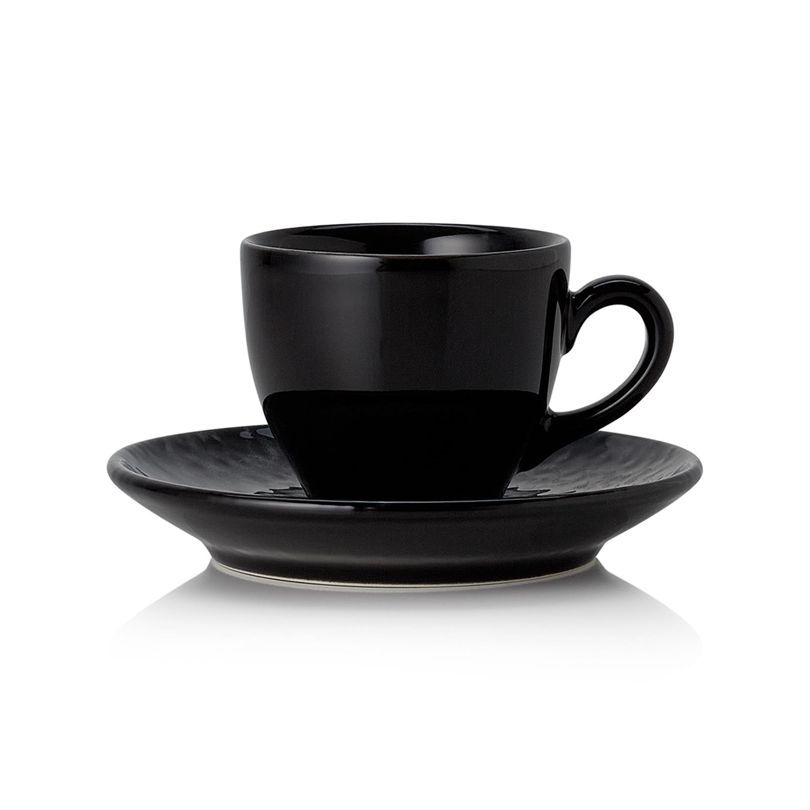Espressotassen mit Unterteller Set 90 ml