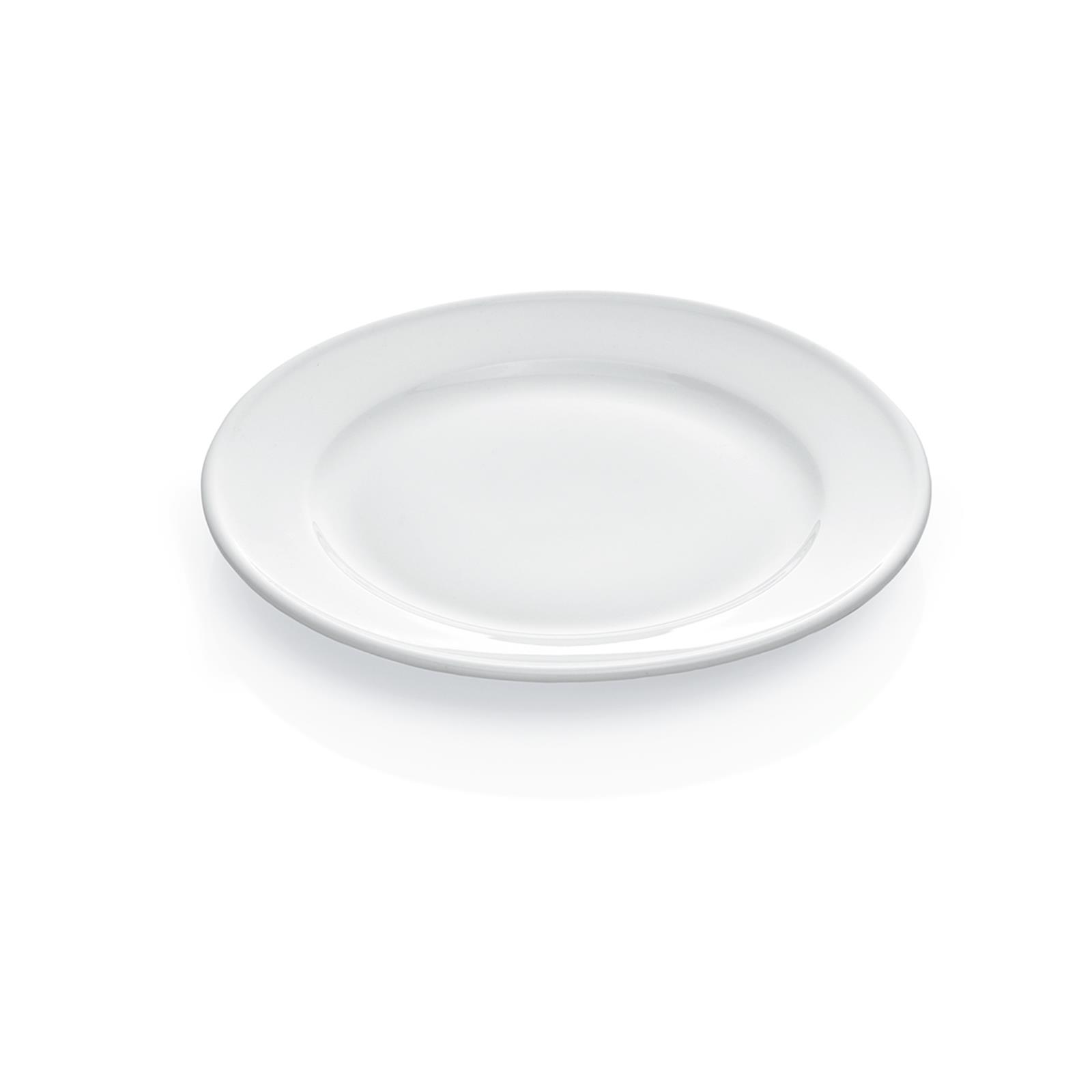 Flacher Porzellanteller