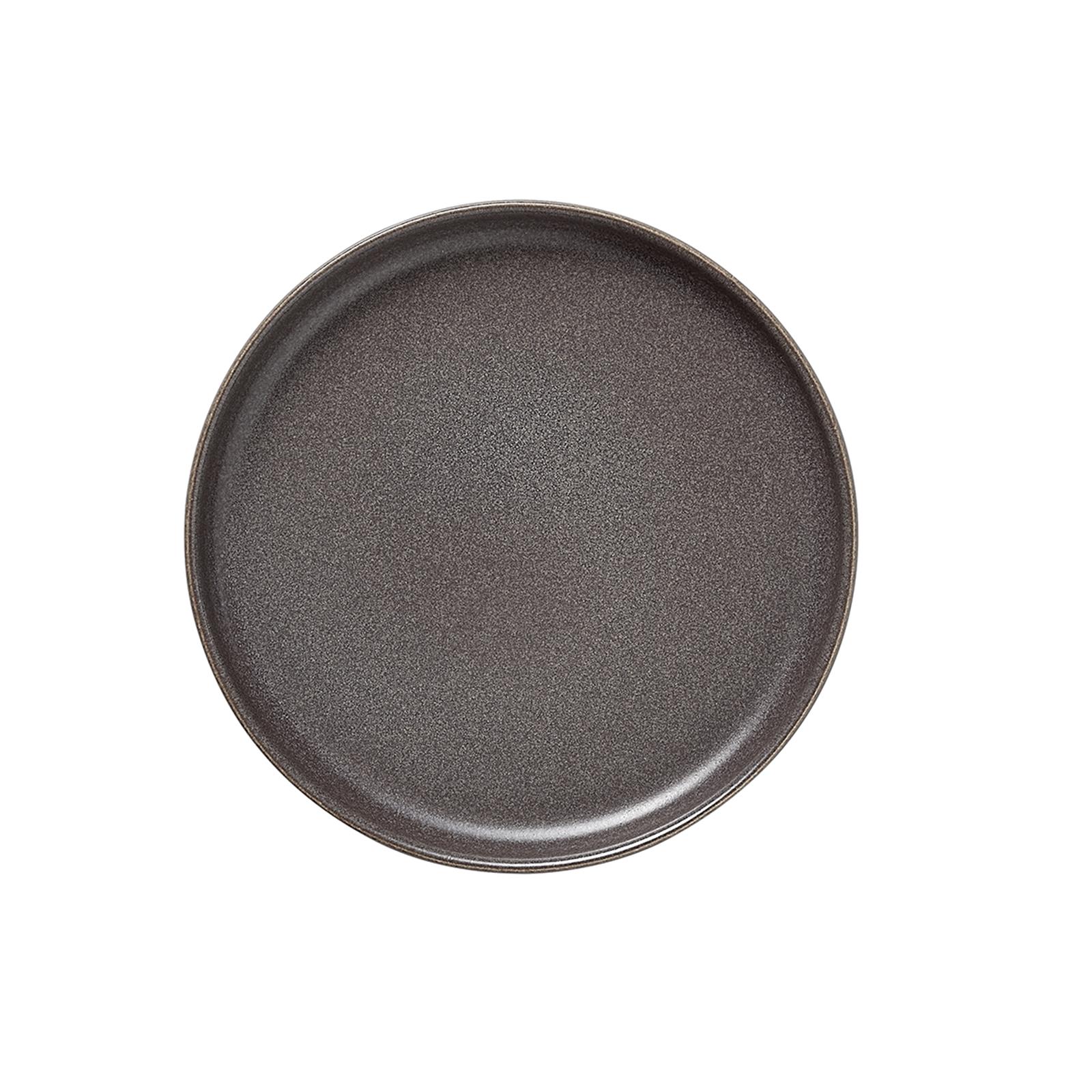 Teller flach Stone Grey