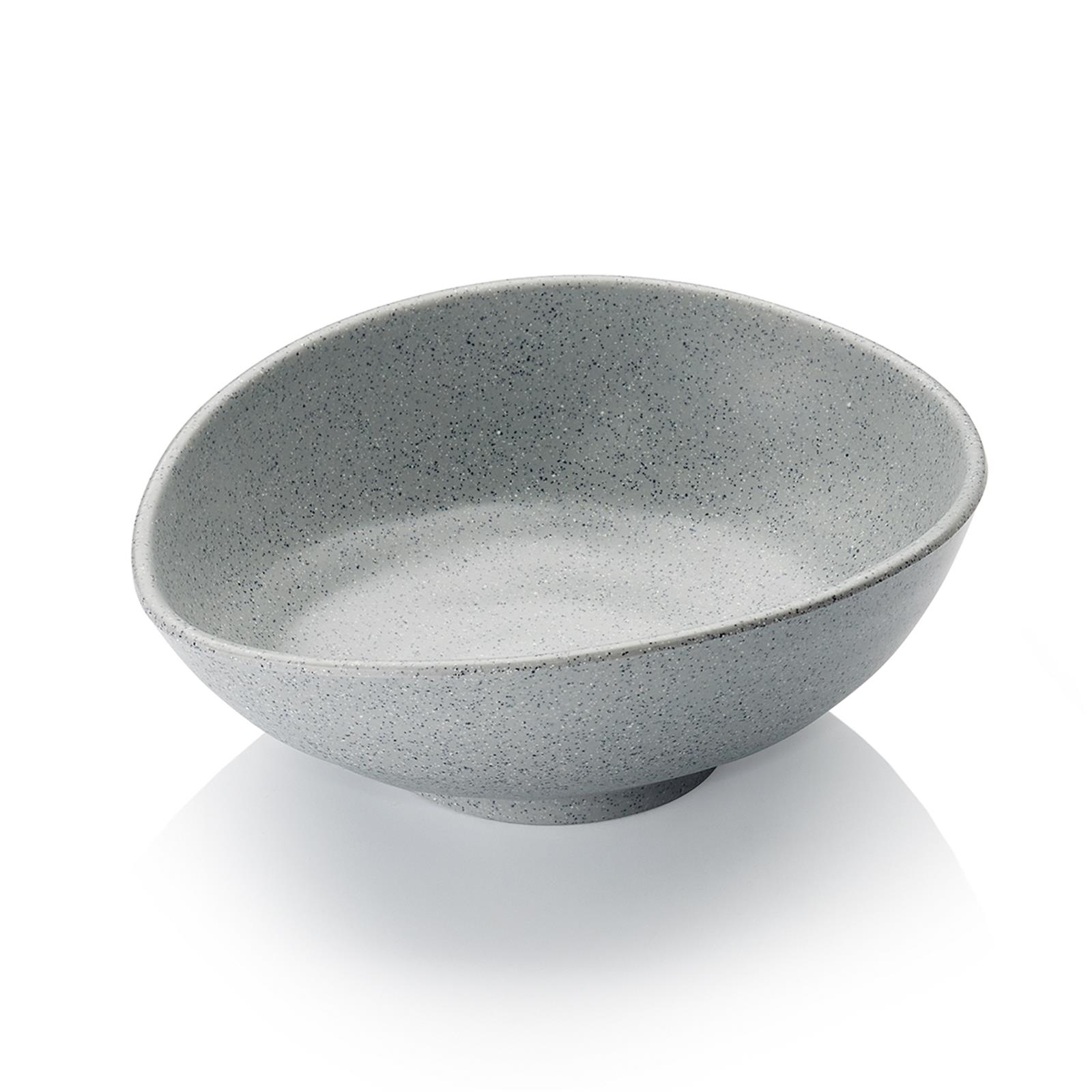Schüssel Melamin, grau