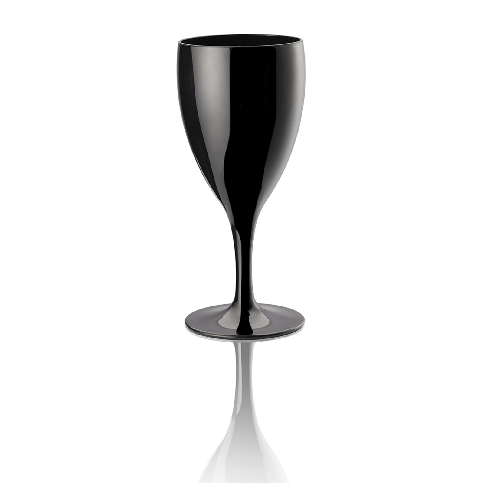 Sektglas schwarz